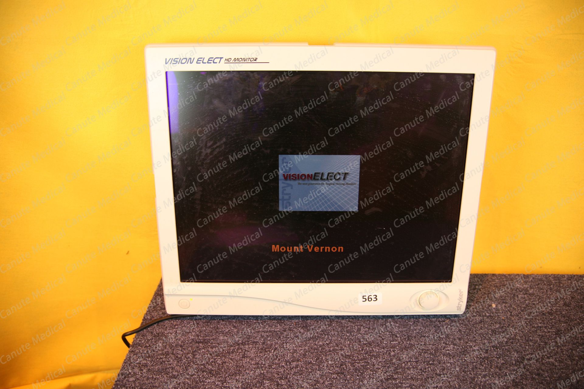 Stryker Vision Elect 21'' HD Monitor, no leads *Powers Up*