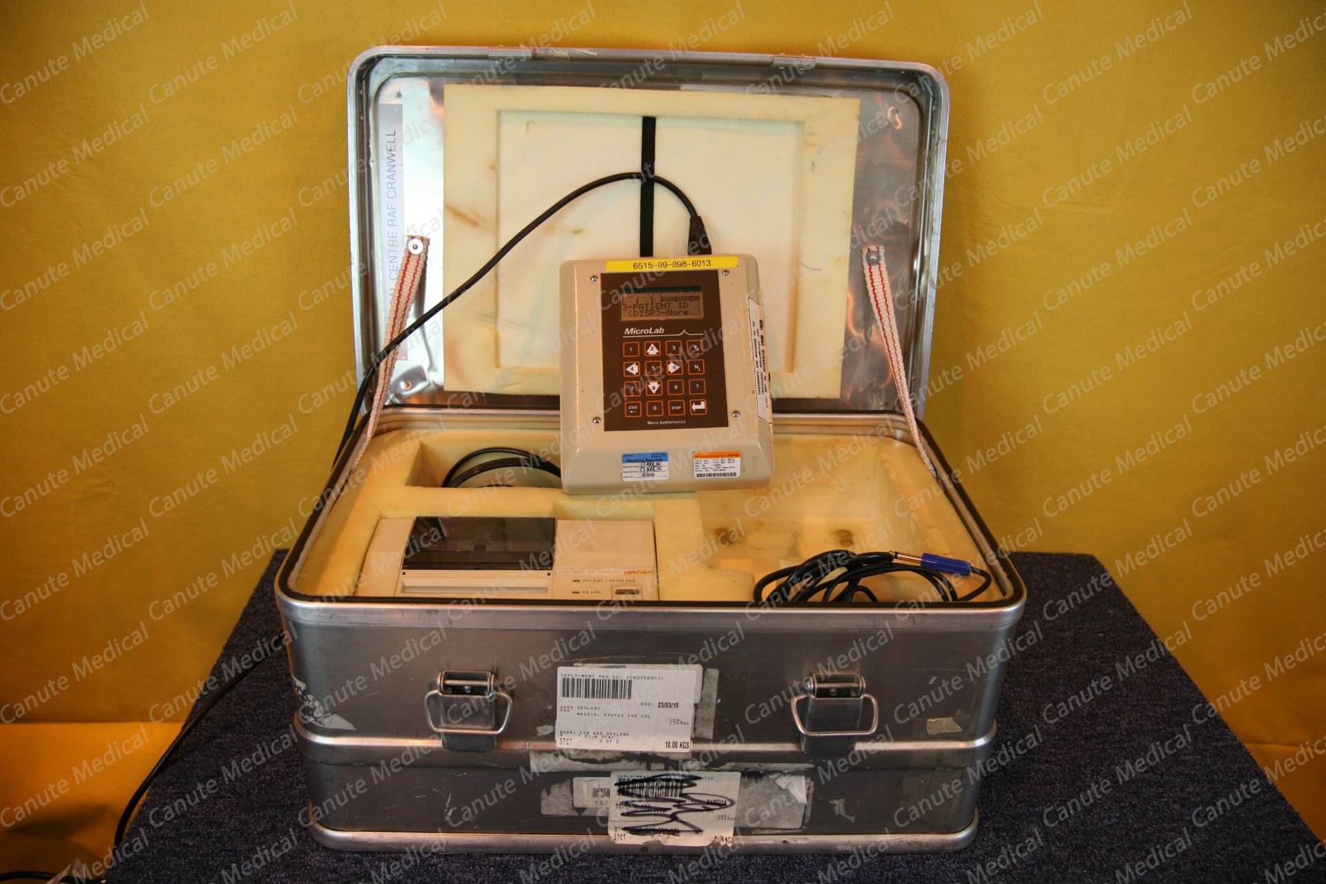 Micro Audiometrics Microlab Audiometer,with Printer, Powers Up (10143)