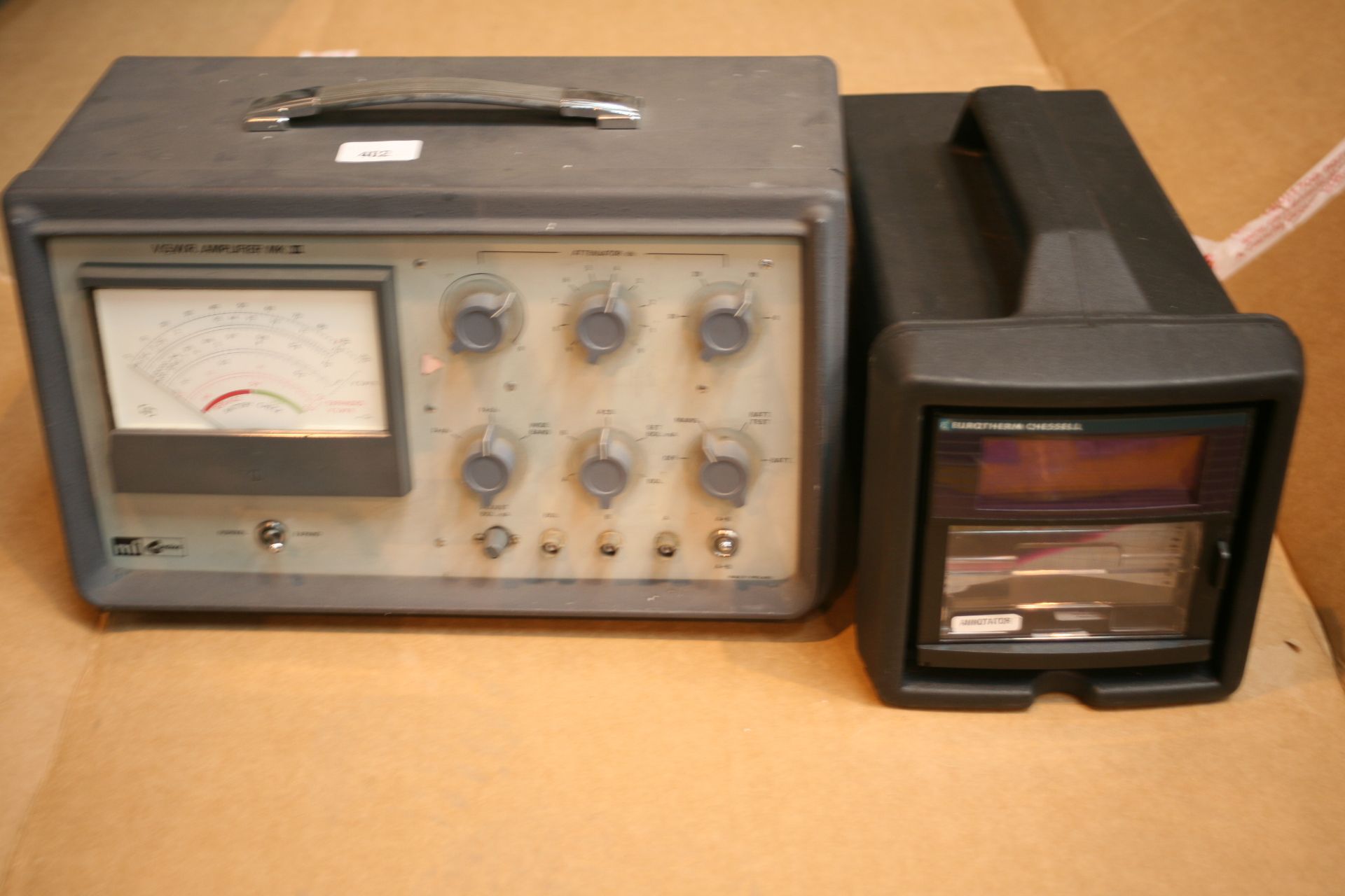 MI V.S.W.R Amplifier MK III And Eurotherm Chessell Strip Chart Recorder