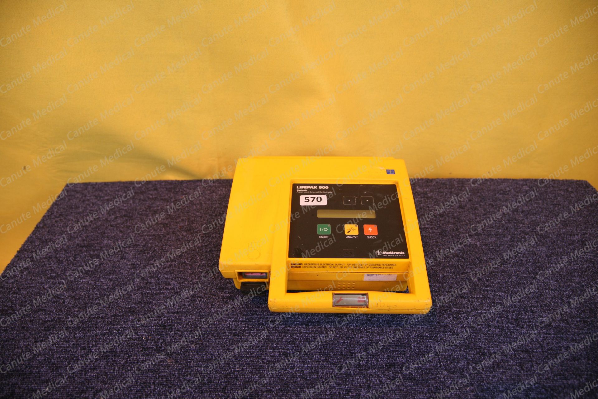 Lifepak 500 Defibrillator, No Power (9692)