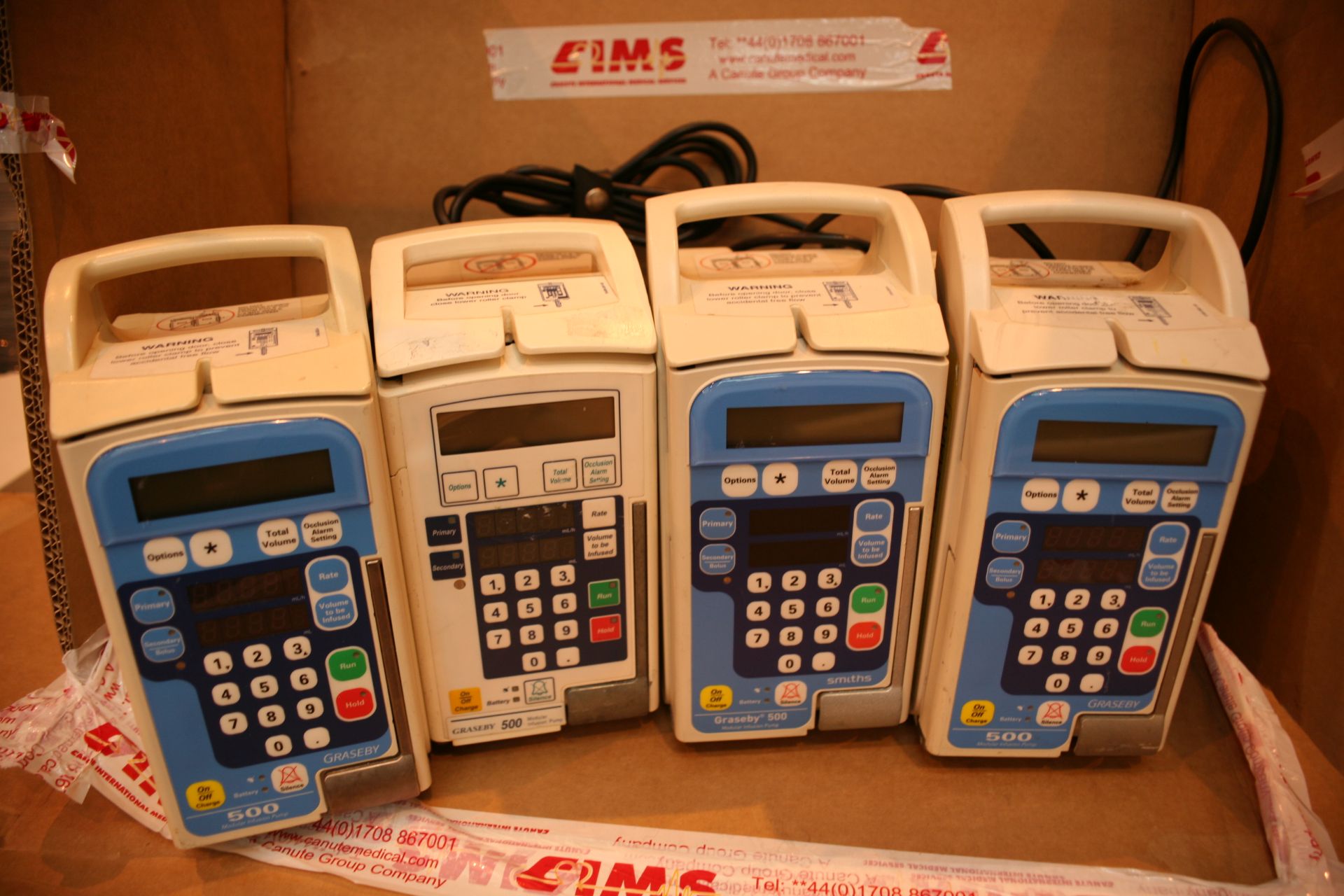 4x Smiths Graseby 500 Modular Infusion Pumps