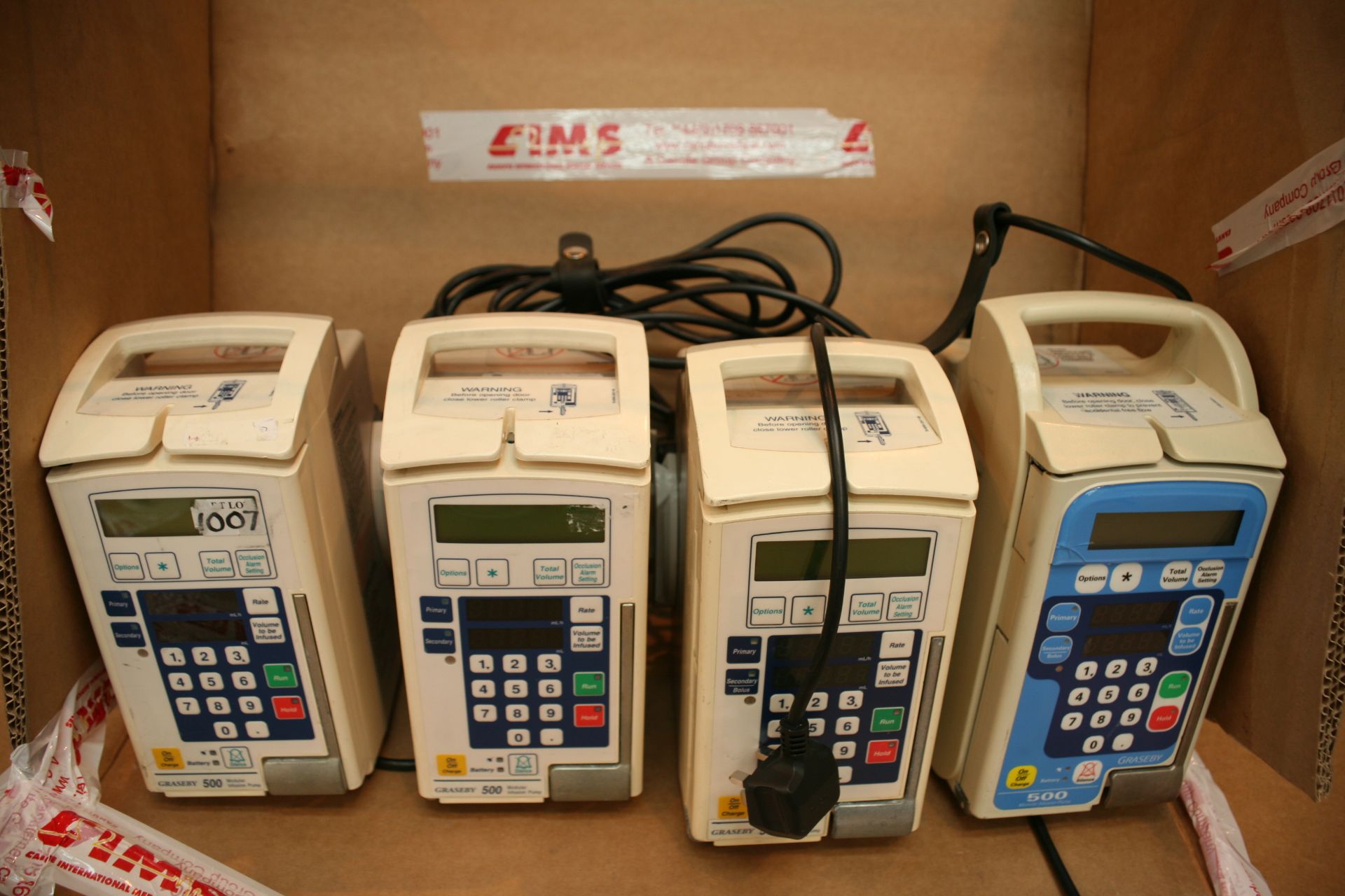 4x Smiths Graseby 500 Modular Infusion Pumps