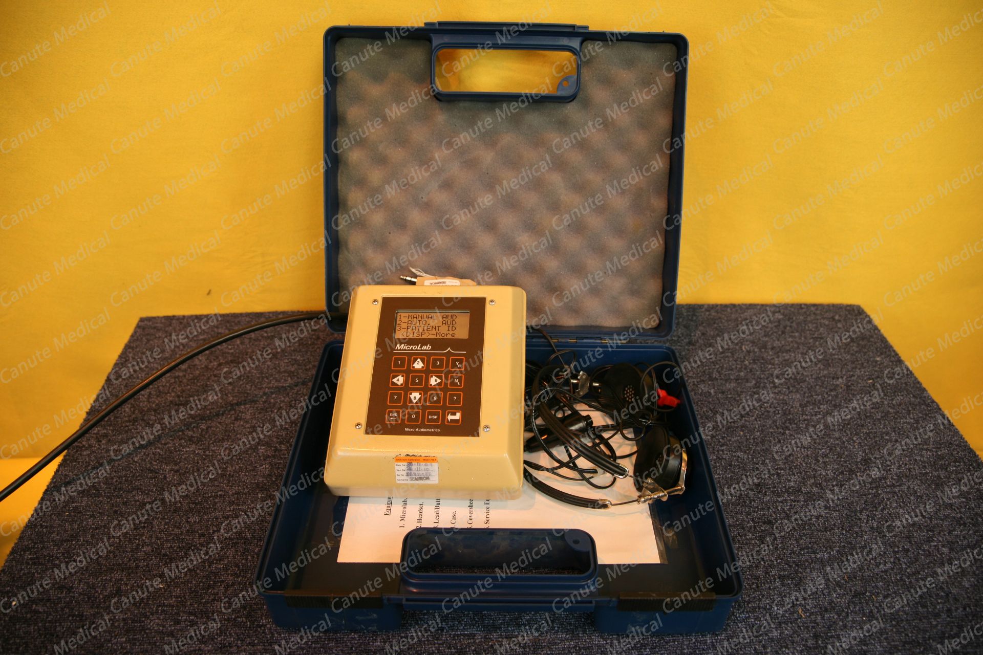 Micro Audiometrics Microlab Audiometer, Powers Up (9234)