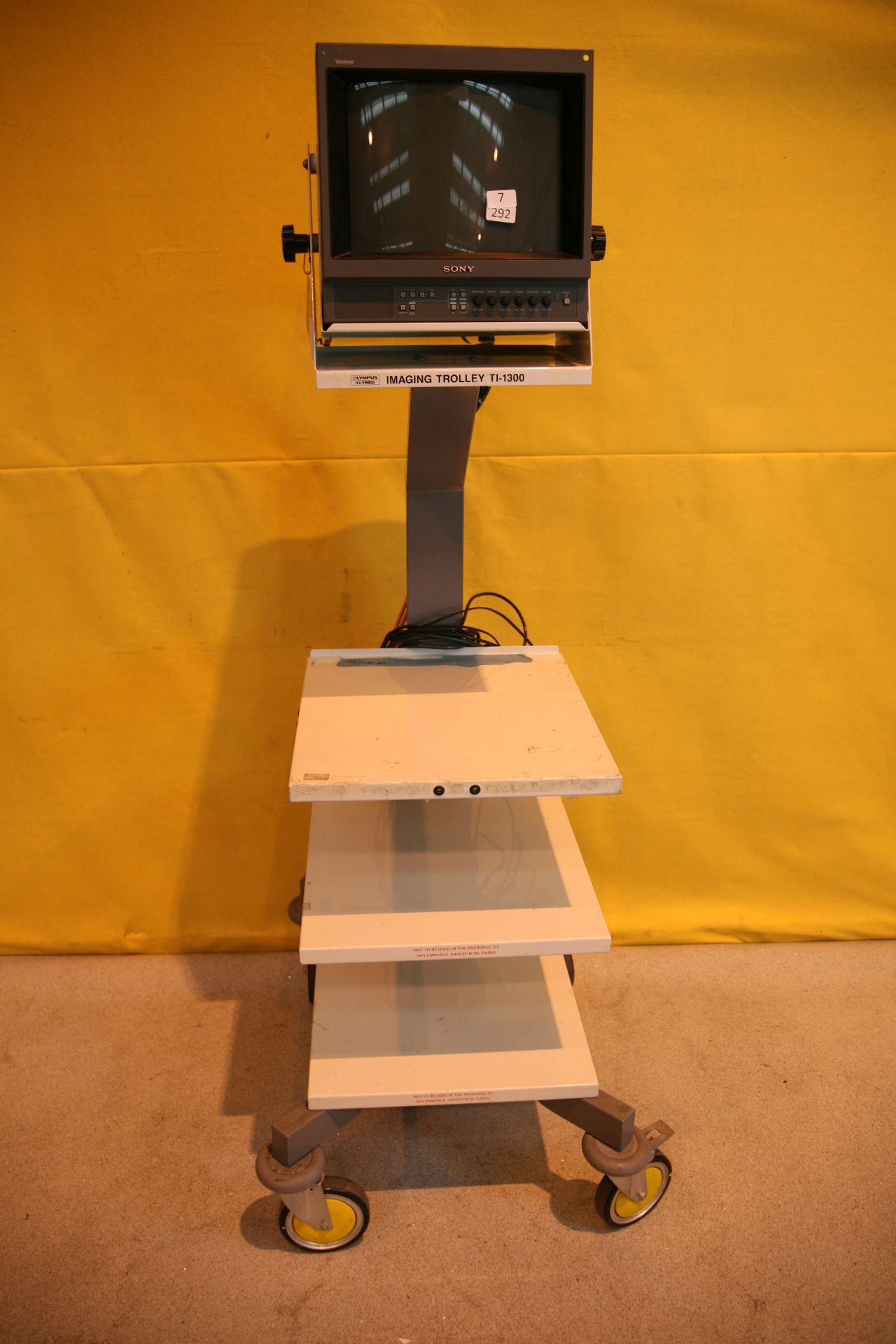 OlmpusKeymed Imaging Trolley TI-1300 Stack Tolley With Sony Trintiron Monitron