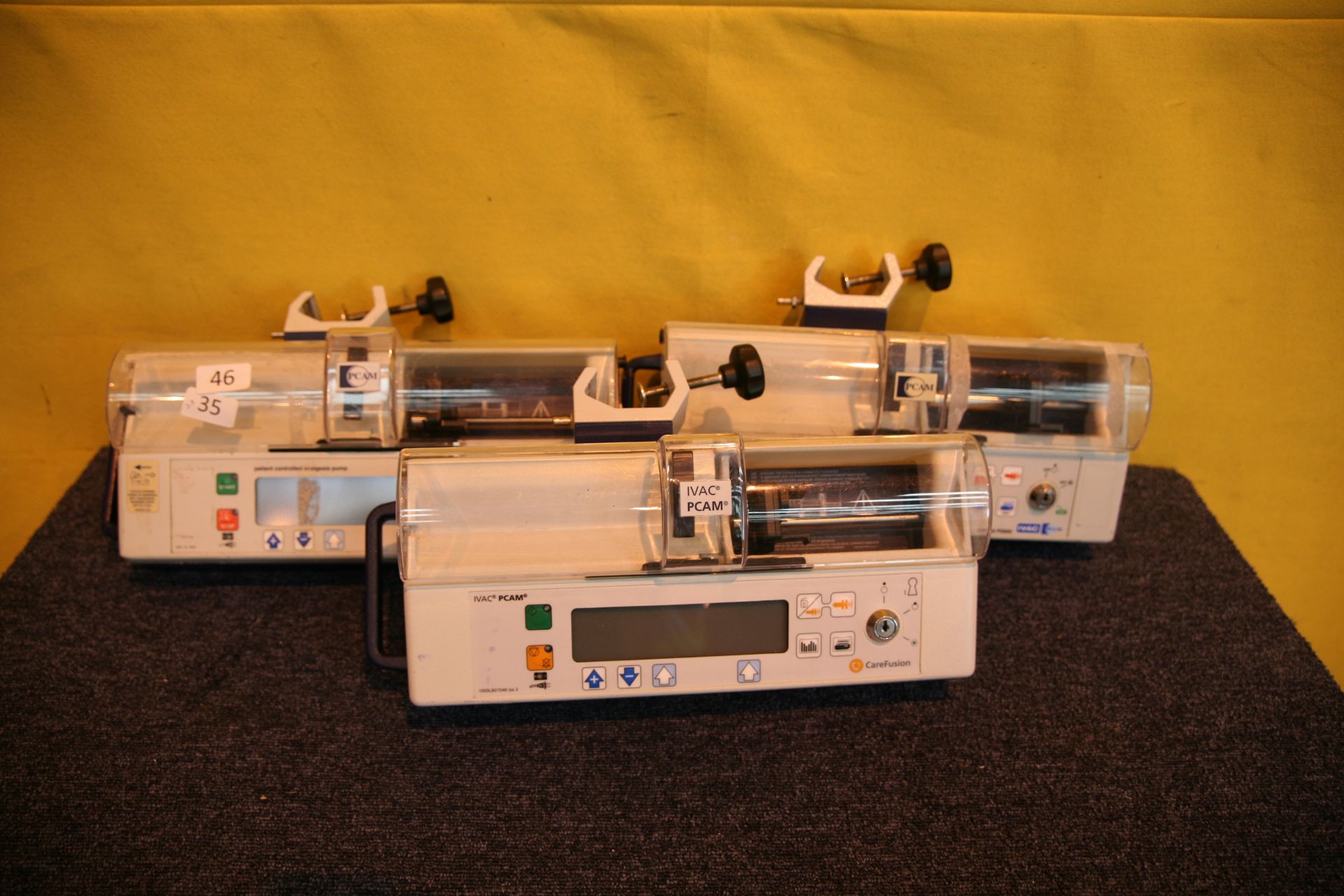 3x IVAC PCAM P5000 Syringe Pumps