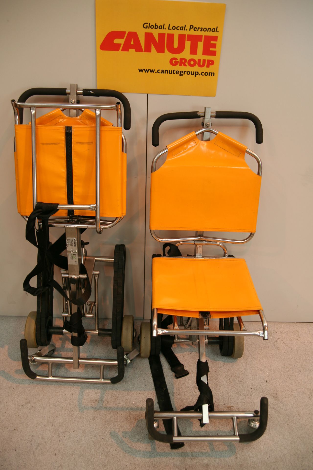 2x Evac Chair IBEX Tran-Seat