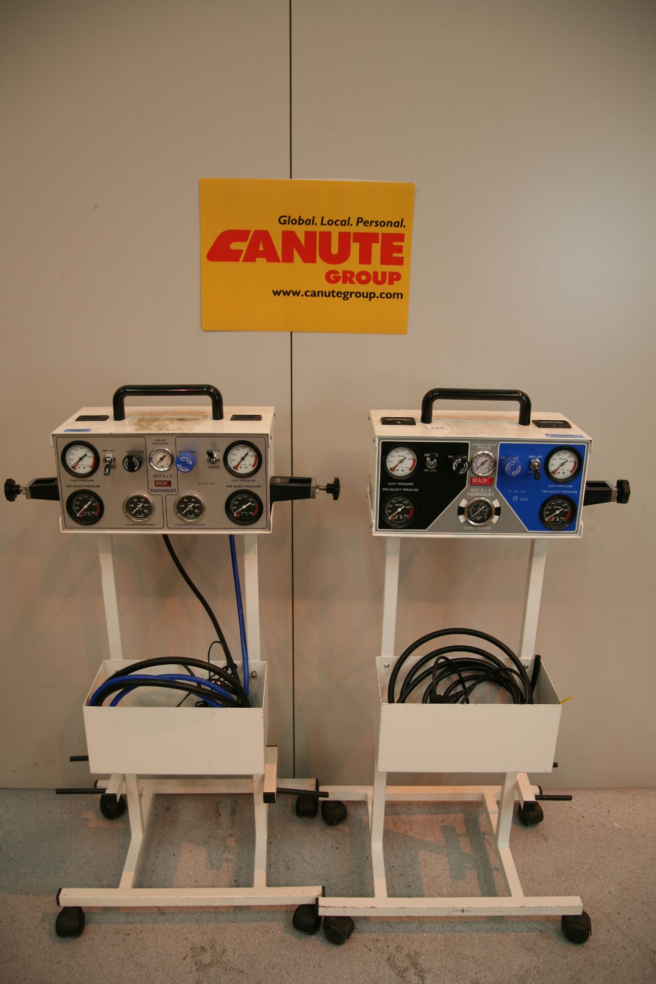 2x Braun SCT 2x2 Tourniquet Machines