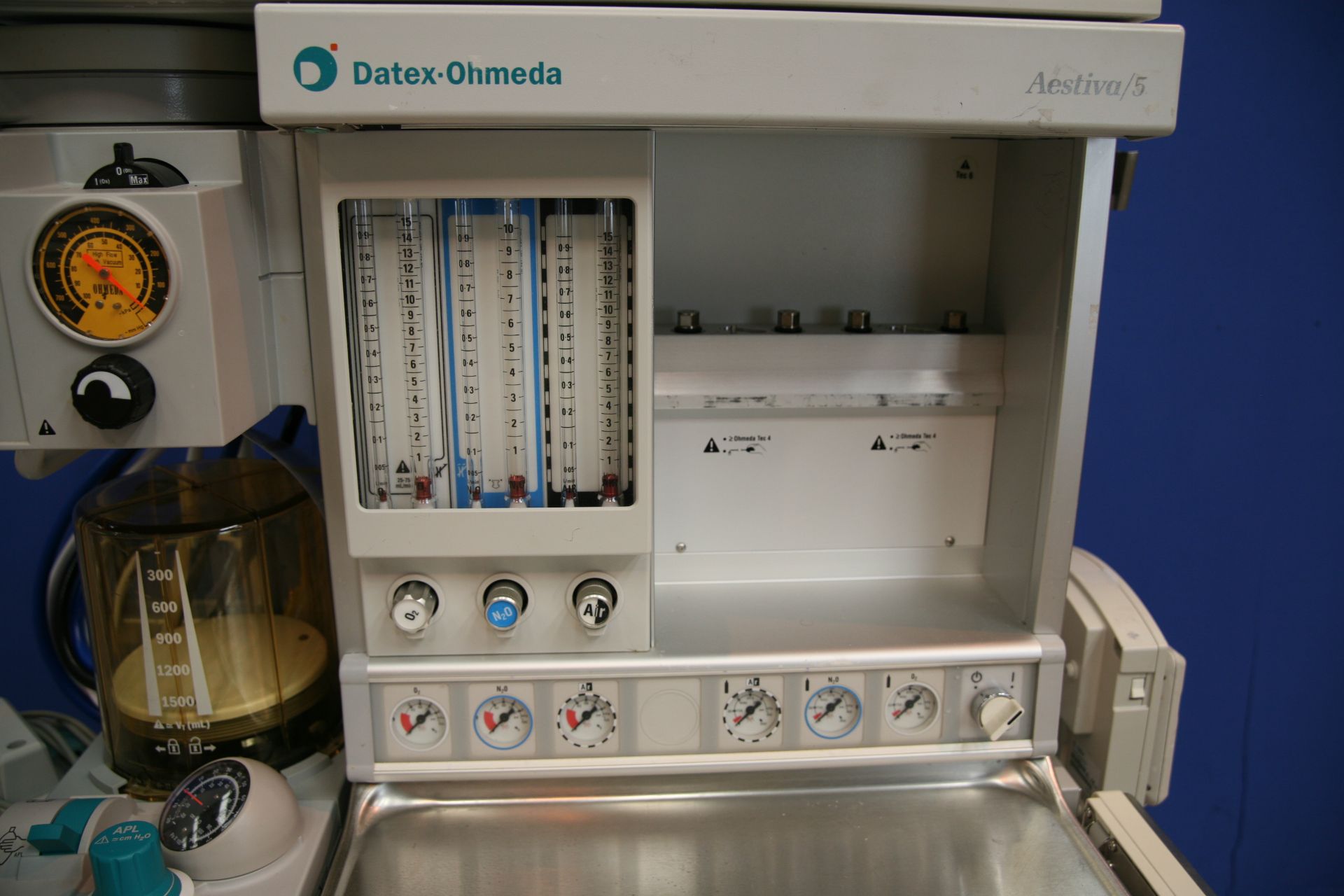 Datex Ohmeda Aestiva 5 Anaethesia Trolley with Agilent Monitor, Smart Vent, Absorber, - Image 2 of 6