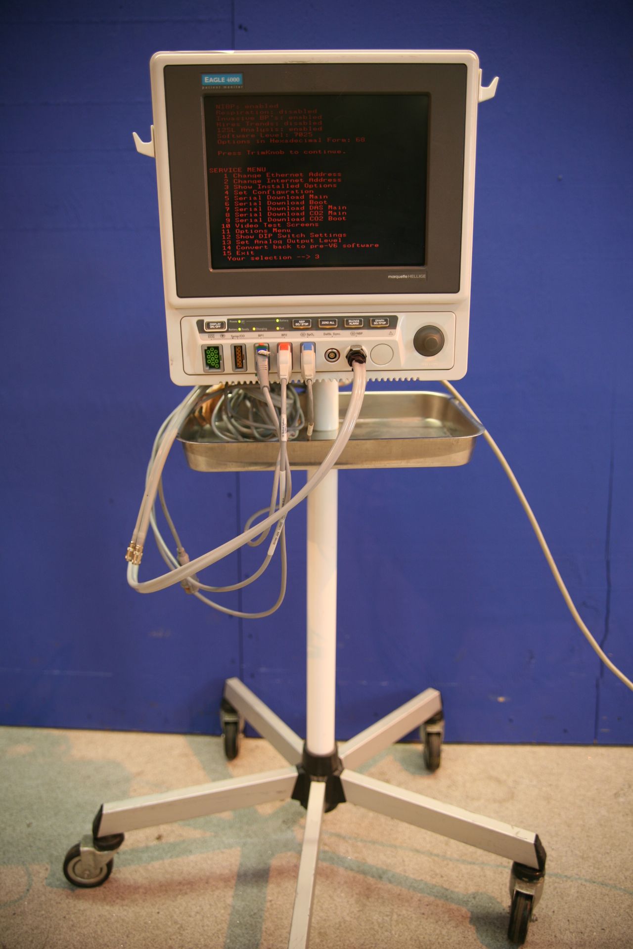 Marquette Hellige Eagle 4000 Patient Monitor *Powers Up*