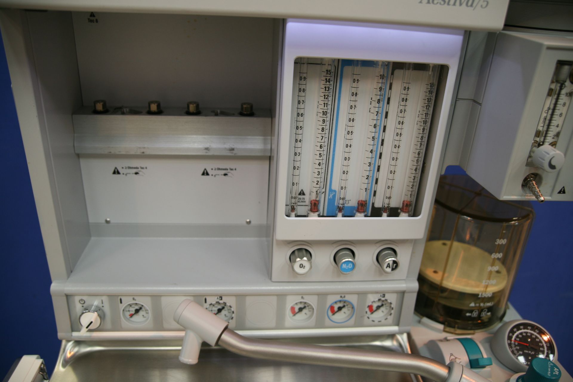 Datex Ohmeda Aestiva 5 Anesthesia Machine With Datex Ohmeda S/5 Patient Monitor And SmartVent, - Image 5 of 6