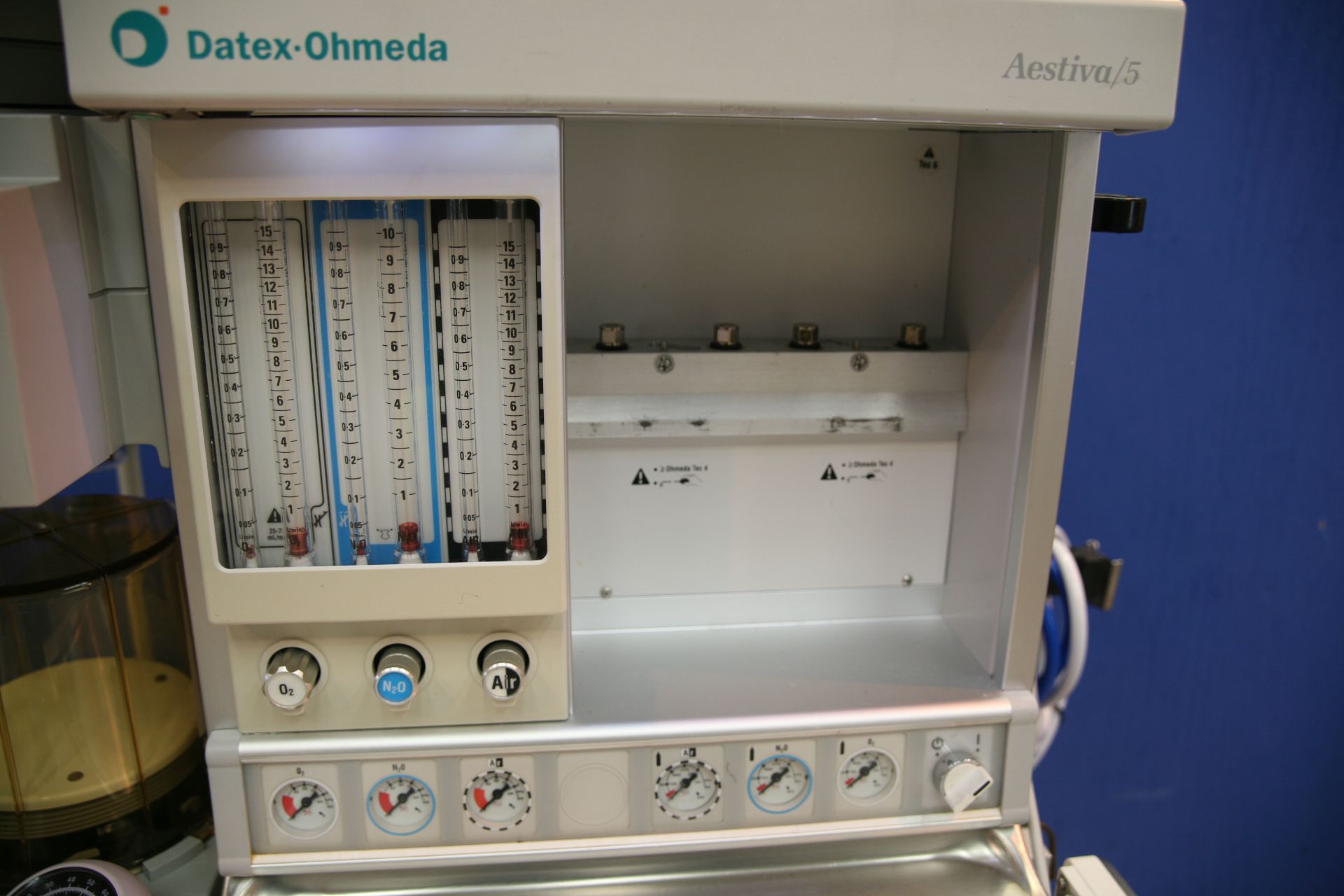 Datex Ohmeda Aestiva 5 Anesthesia Machine With Datex Ohmeda S/5 Patient Monitor And SmartVent, - Image 2 of 5