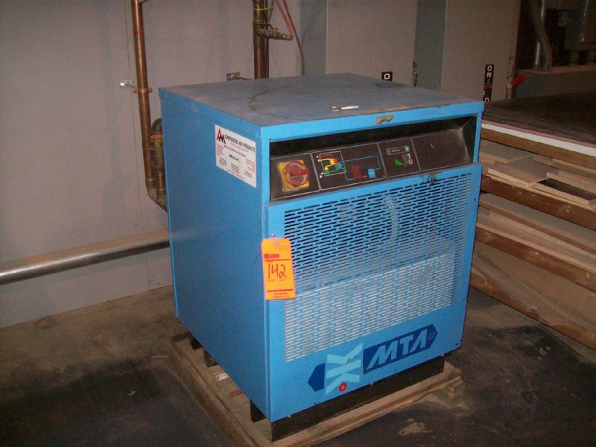 MTA air dryer, data plate N/A