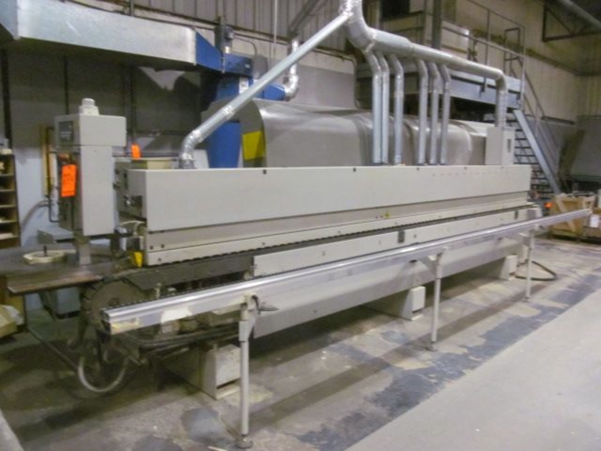 1997 IDM Idimatic edge bander, M/N AL/003930, with 16-drawer cabinet and contents, ass't edge bander