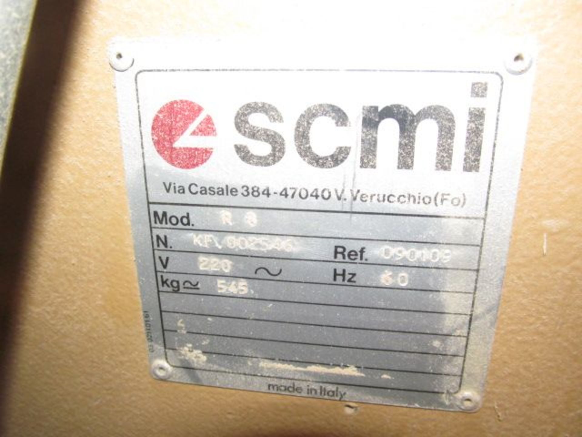 SCMI pin router, M/N R8, S/N KF002546, 220V, 3 PH - Image 3 of 3