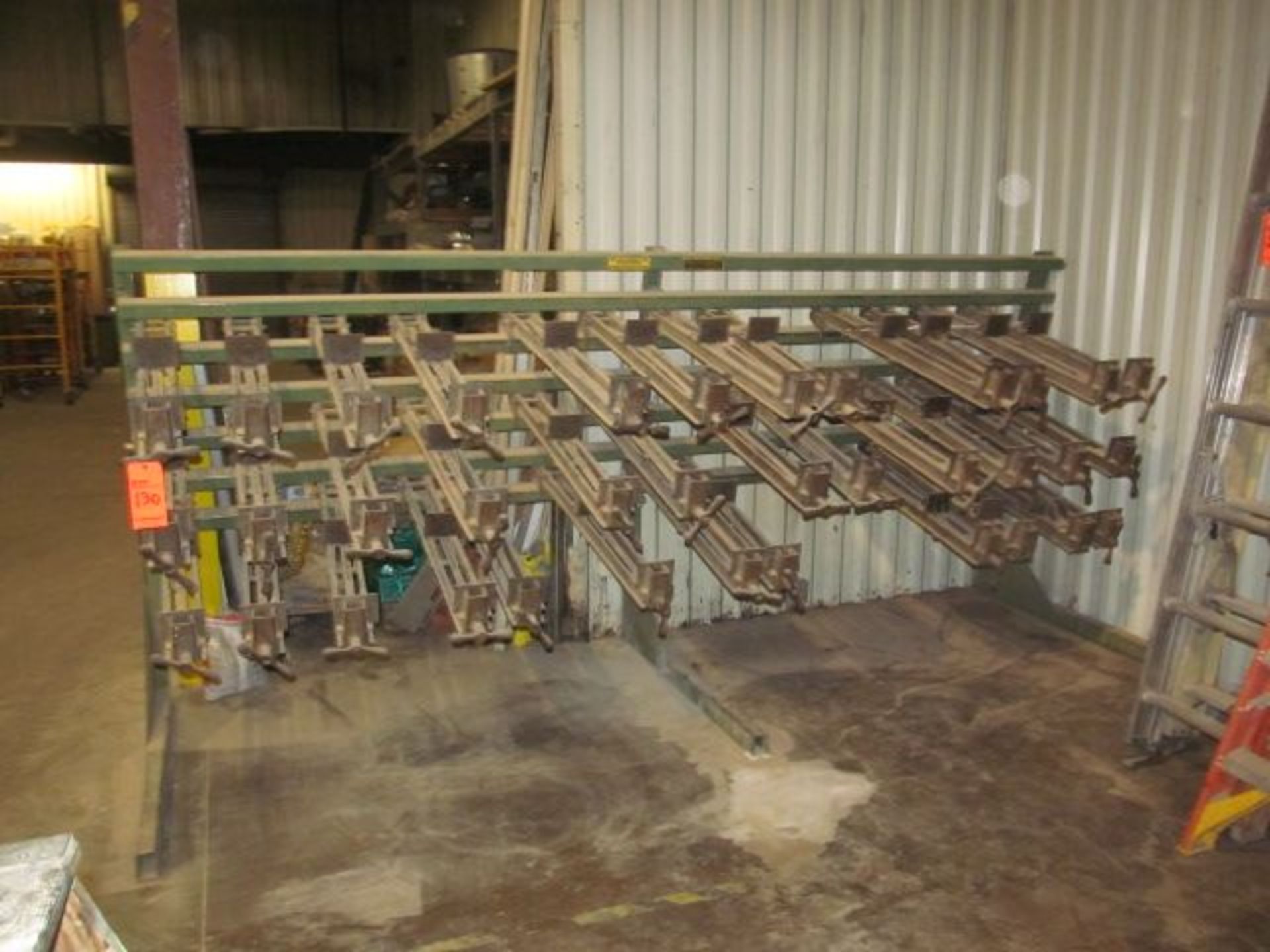 3-Tier clamp table, 12 clamps per tier - Image 3 of 3