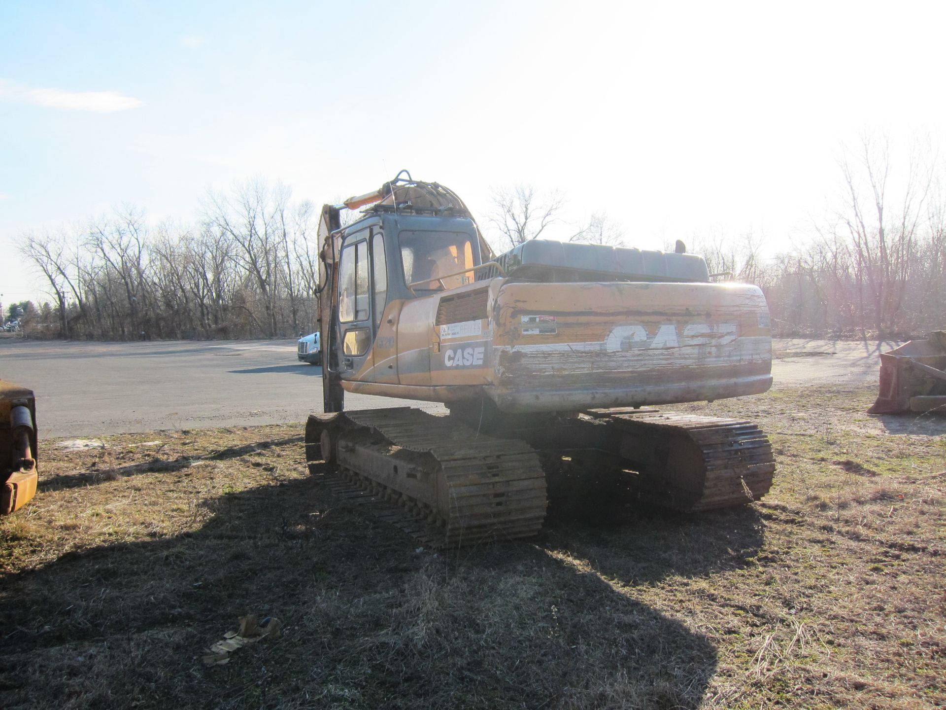 2004 Case Crawler Excavator mdl CX-210 EROPS with AC cab, third valve plumbed to stick for grapple - Image 4 of 4