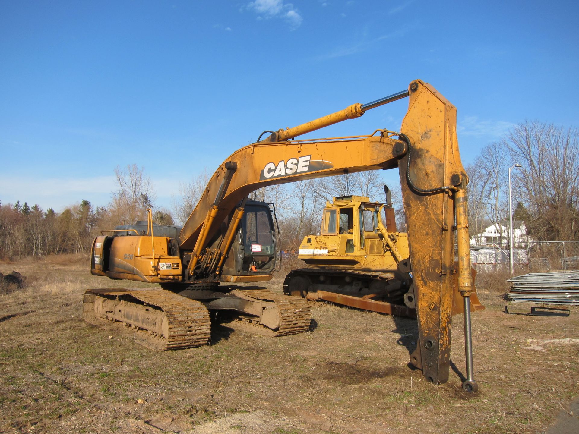 2004 Case Crawler Excavator mdl CX-210 EROPS with AC cab, third valve plumbed to stick for grapple - Image 2 of 4