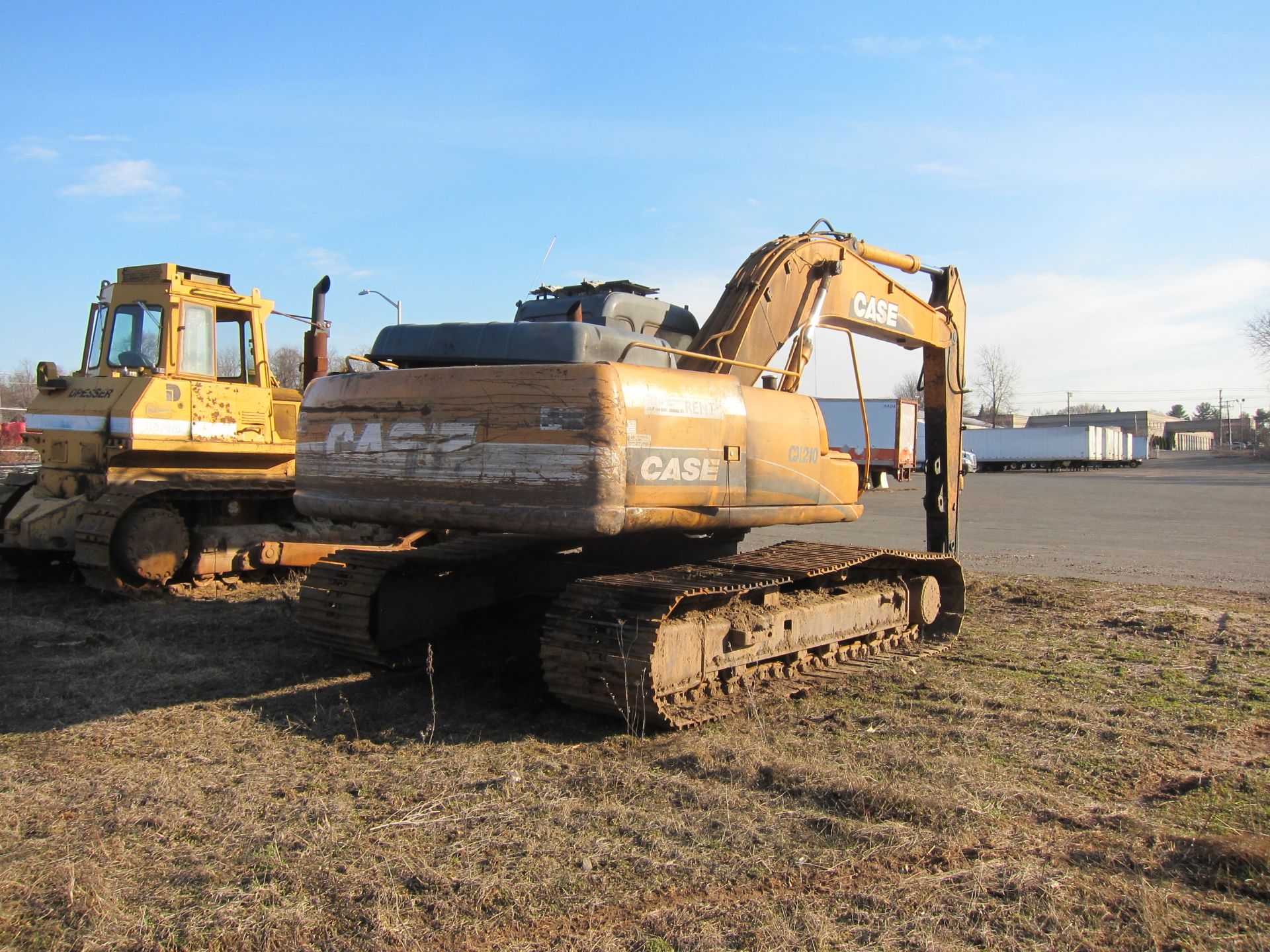 2004 Case Crawler Excavator mdl CX-210 EROPS with AC cab, third valve plumbed to stick for grapple - Image 3 of 4