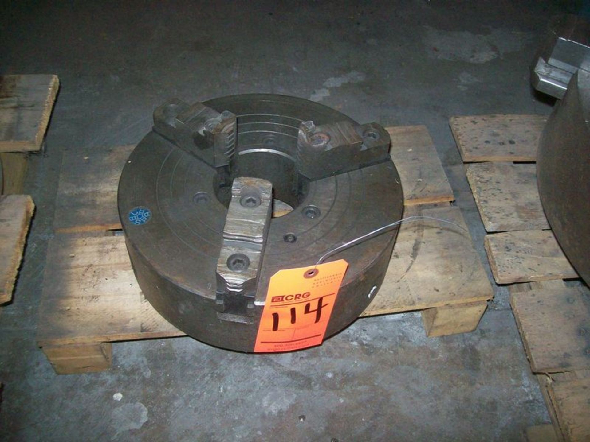 15" 4-jaw chuck