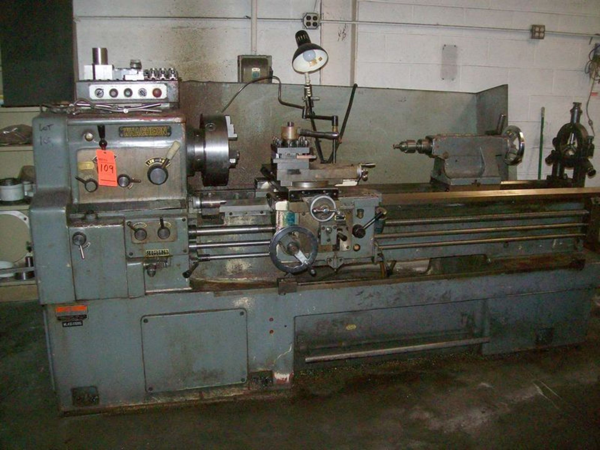 Wacheon engine lathe, M/N WL-435, S/N 8803-56, with 12", 3-jaw chuck, 18" BC, 80" bed, stead rest