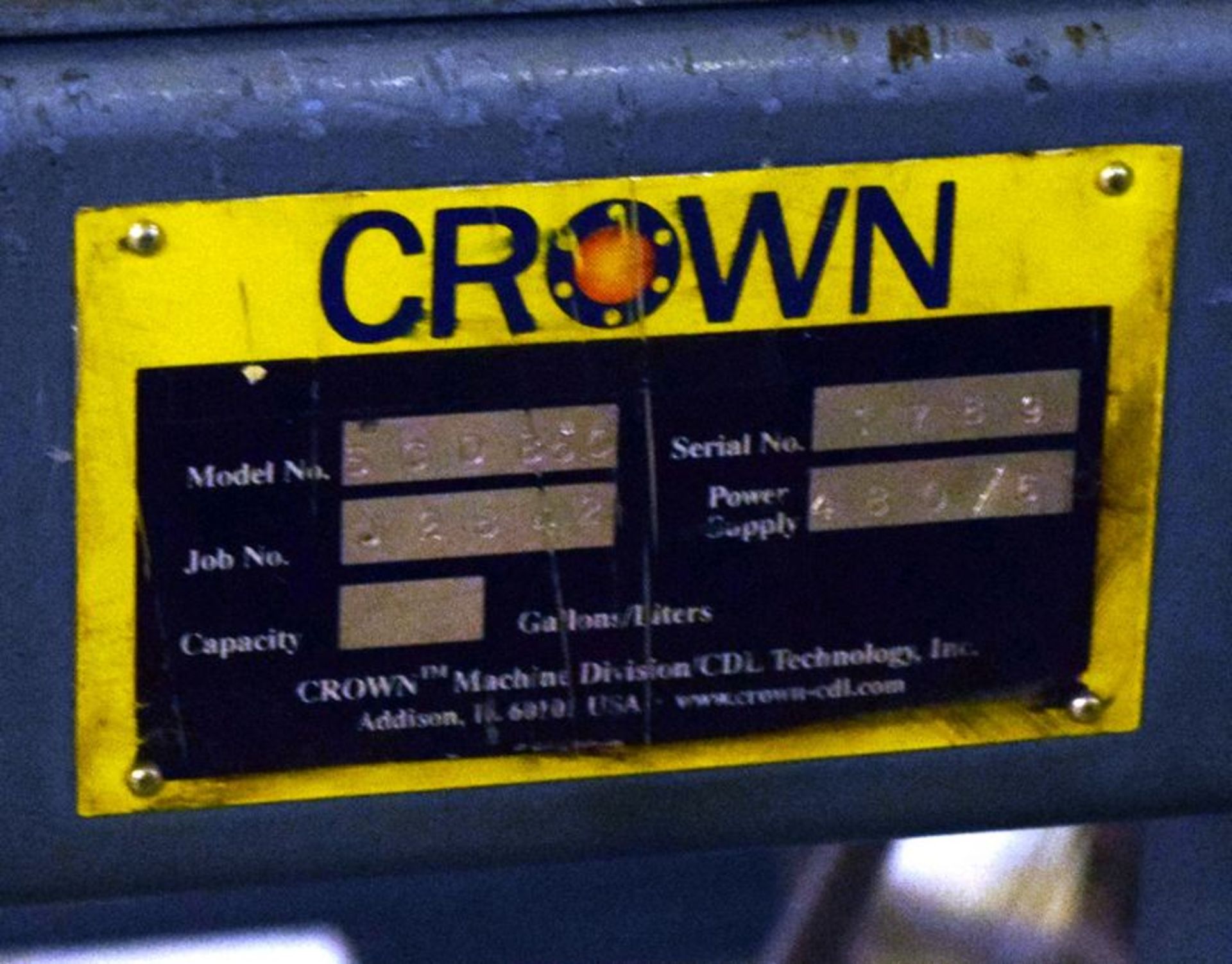 Crown Machine Back Flushing Screen Changer, Model SCDB5.8. Includes a 2.2kw hydraulic power pack. - Image 5 of 5