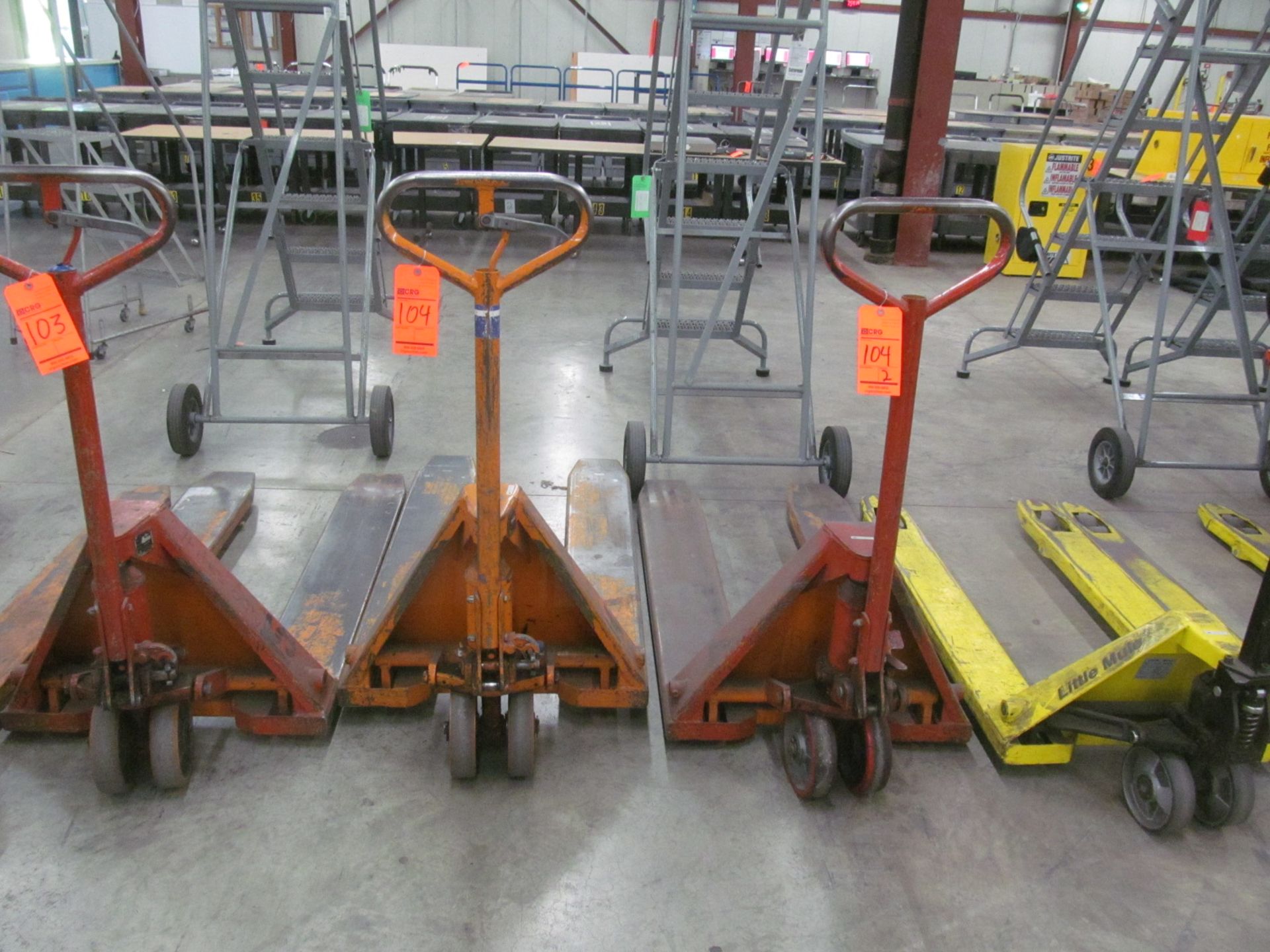 Lot of (2) Manual Hydraulic pallet jacks-one does not raise up - Image 2 of 2