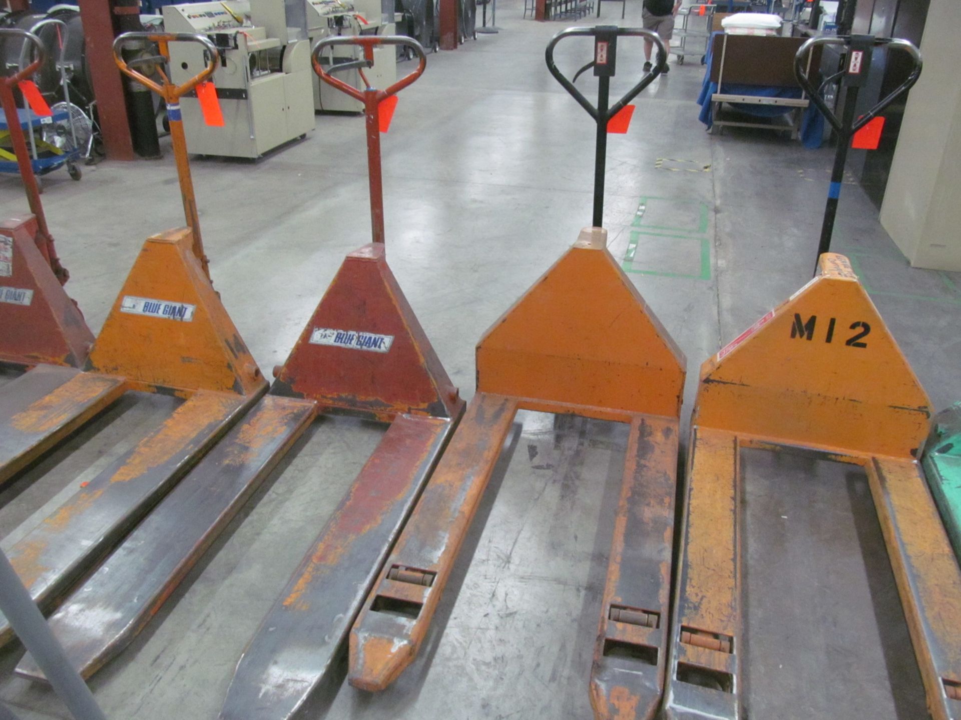 Lot of (2) Manual Hydraulic pallet jacks