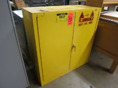 Justrite m/n 25302 flammable storage cabinet, 30 gal./114 litre cap.