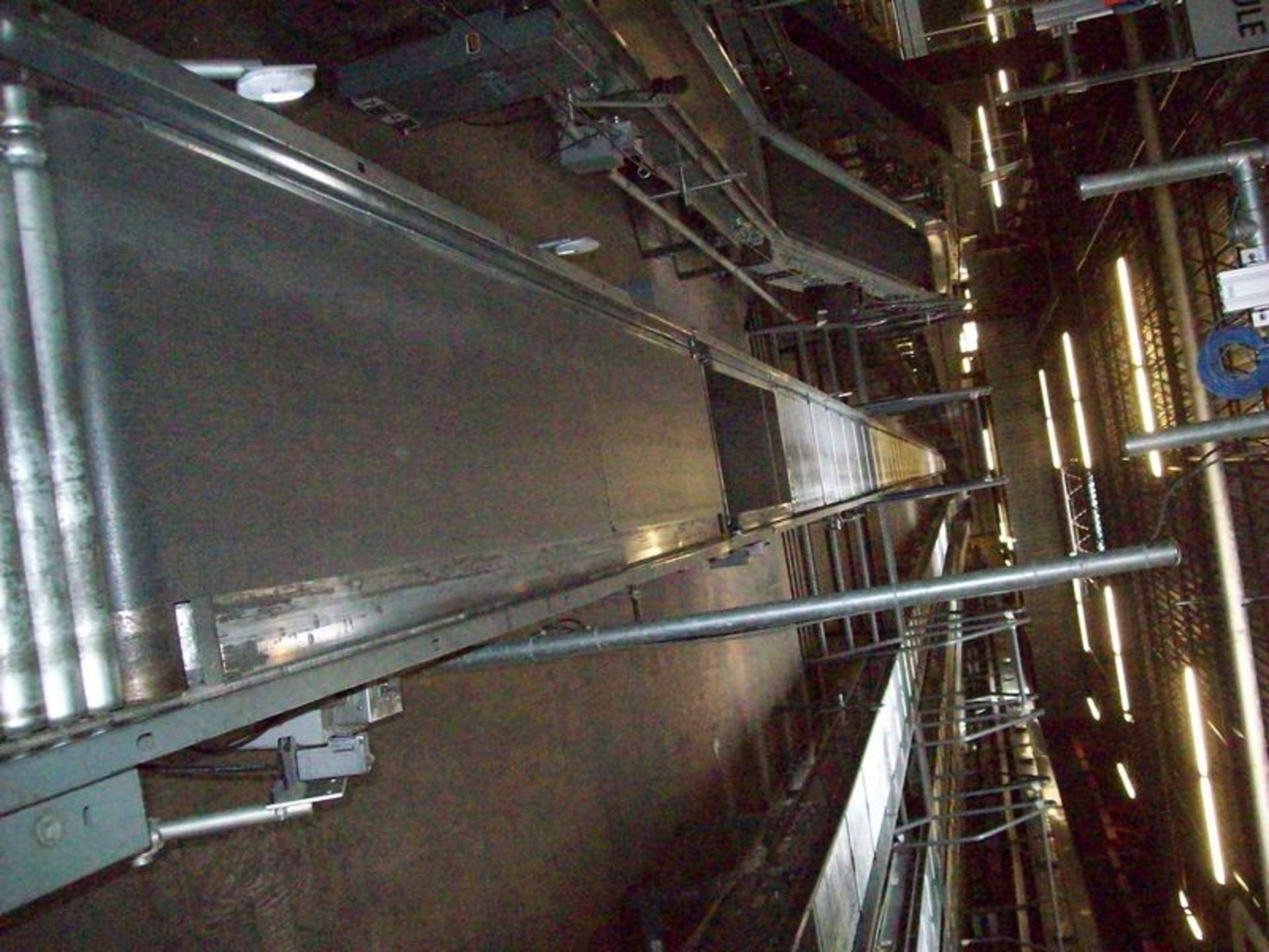 Lot of 900' +/- Buschman motorized conveyor, 24 1/2" wide with 18" belt-subject to entirety bid