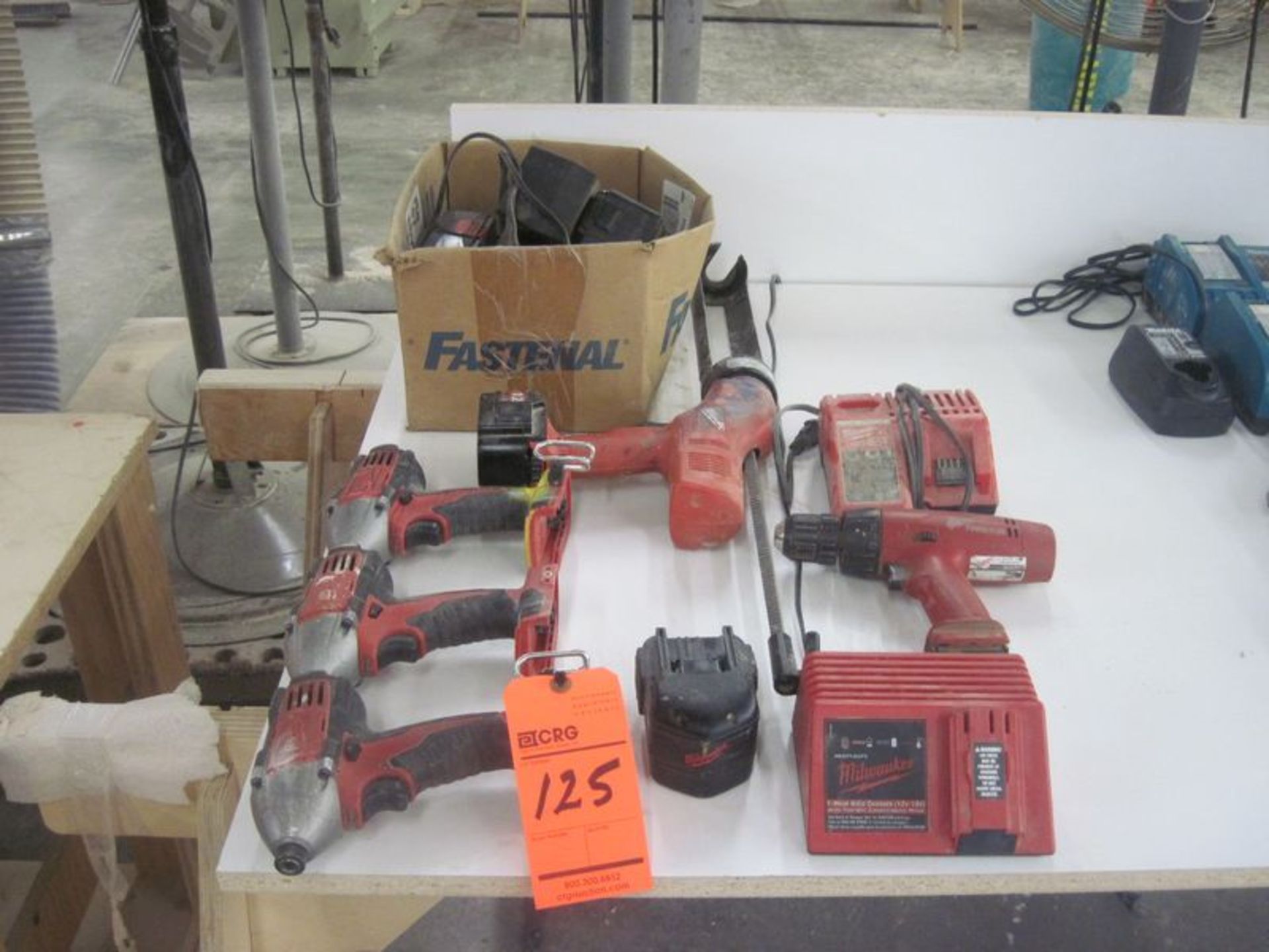 Lot Milwaukee battery operated hand tools