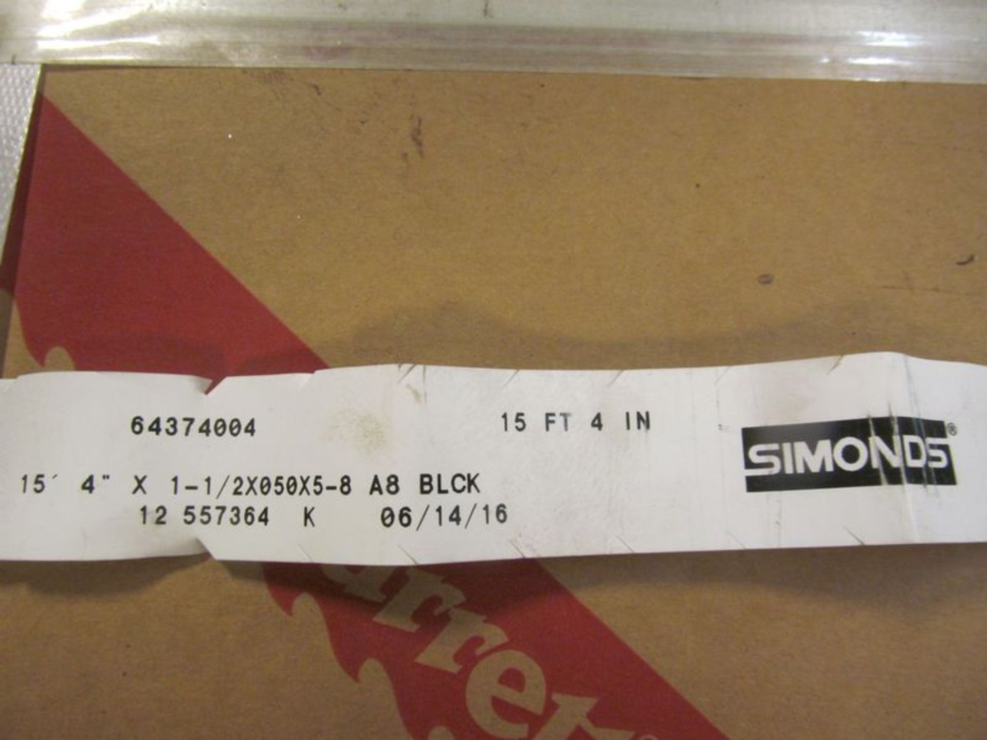 Lot of (3) Simonds saw blades, new, for C-460NC Cosen saw - 12 55>364 K, 15' 4" x 1 1/2 x 050 x 5- - Image 2 of 2