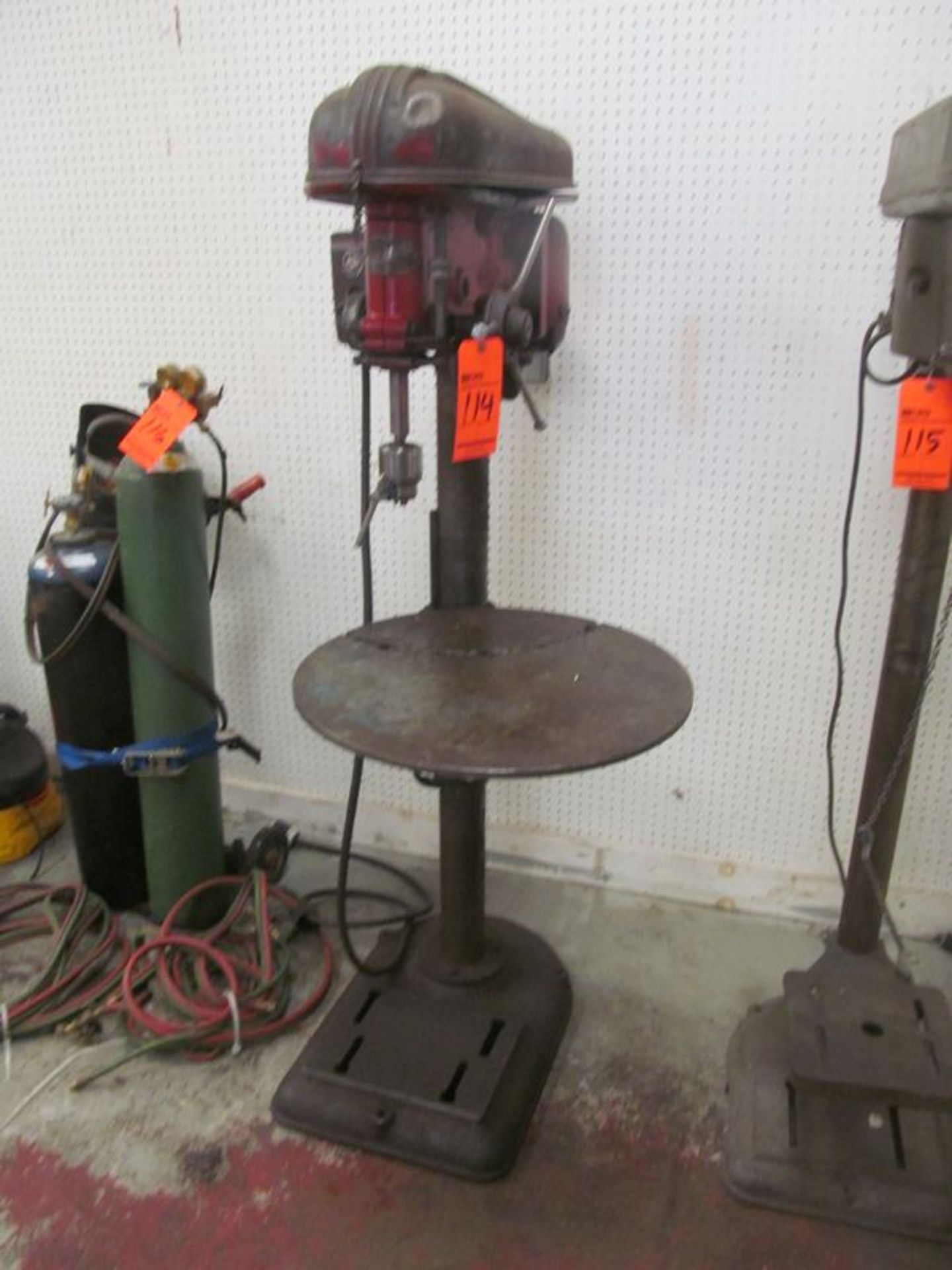 Delta 17" drill press, floor type, 1 HP, 3 PH - Image 2 of 2