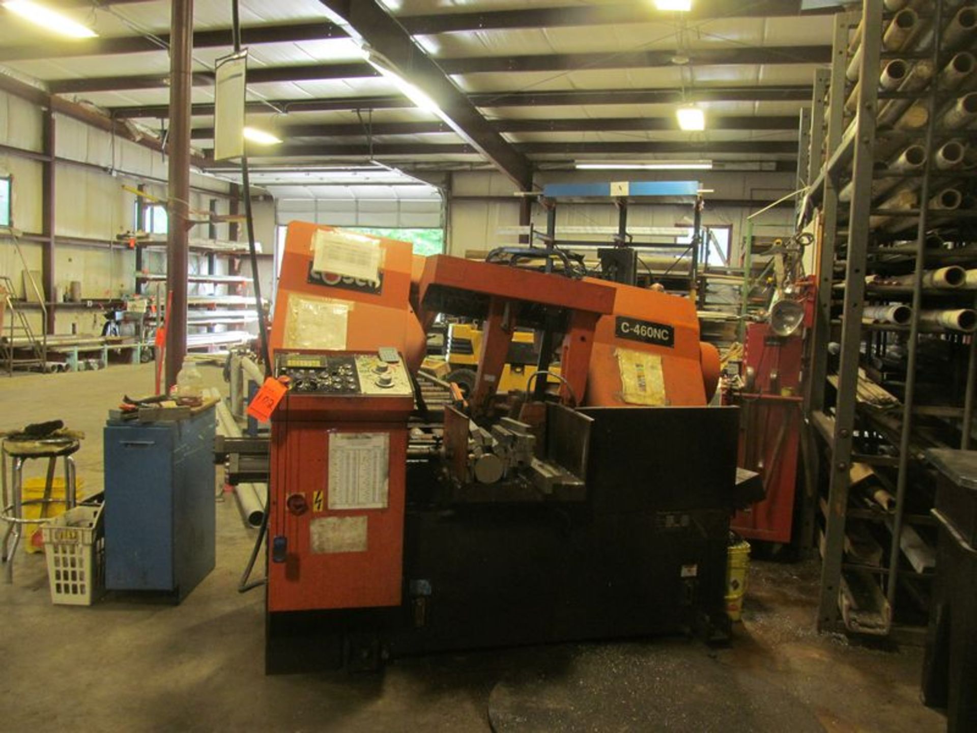 2007 Cosen C460NC CNC horizontal metal band saw, capacity round 18", sqaure 18", rectangle 18" x