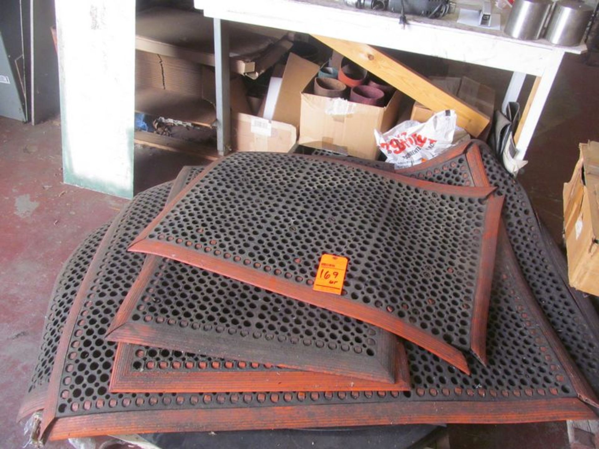 Lot of assorted floor mats and anti-fatigue mats, etc.