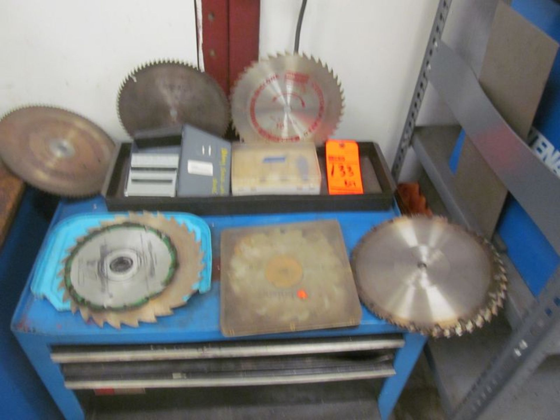 Lot of assorted saw blades, drill bits, perishable tooling, etc.