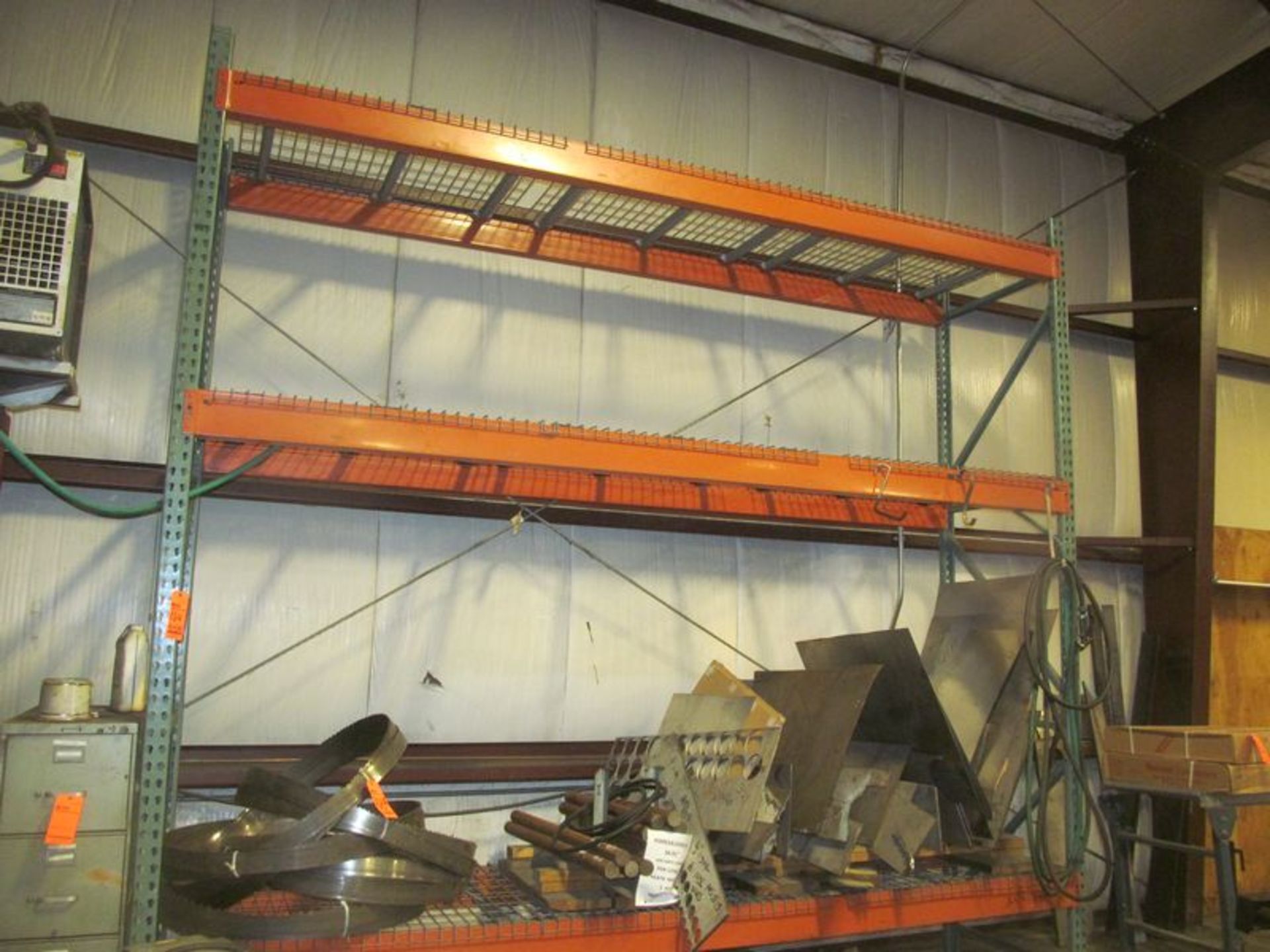 Lot of (3) assorted section metal pallet rack - Image 3 of 3