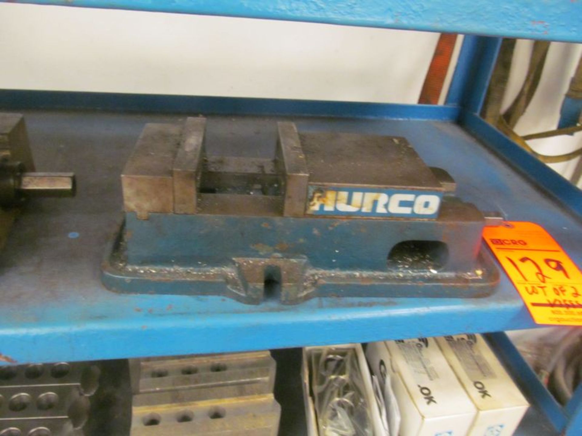 Lot includes (2) assorted machinists vises, (1) 6" Accupro and (1) 4" Hurco