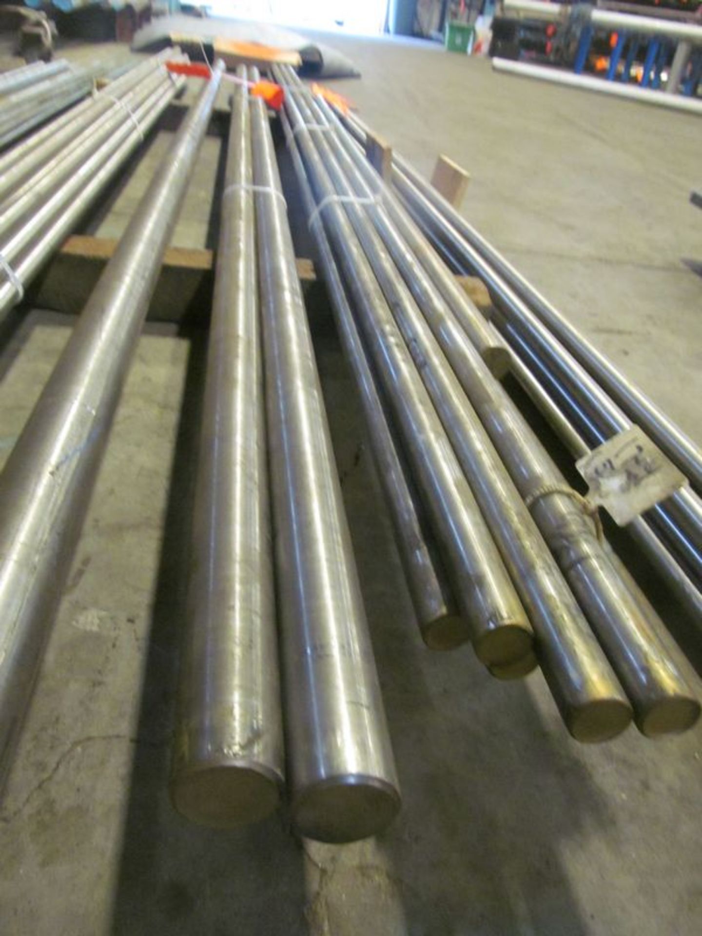 Lot of (2) pieces Stainless Steel grade 17-4, 2" diameter x length (blg 2 rack 8 floor)