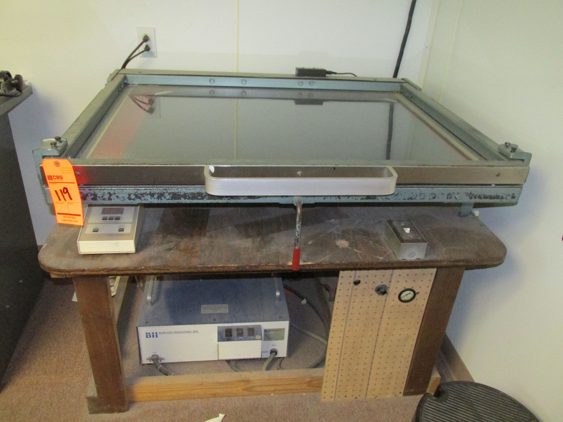 Brown 30" x 40" plate maker with Burgess 5 kw light source