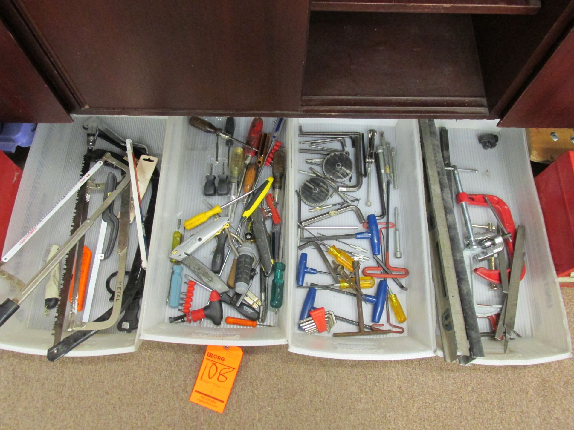 Lot of assorted hand tools - sockets, wrenches, drills, saws, allen wrenches, etc. - Image 4 of 4