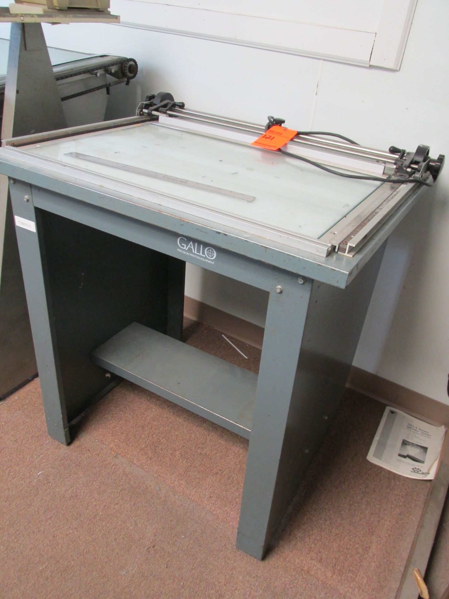 Gallo 24" x 24" line-up table, single axis