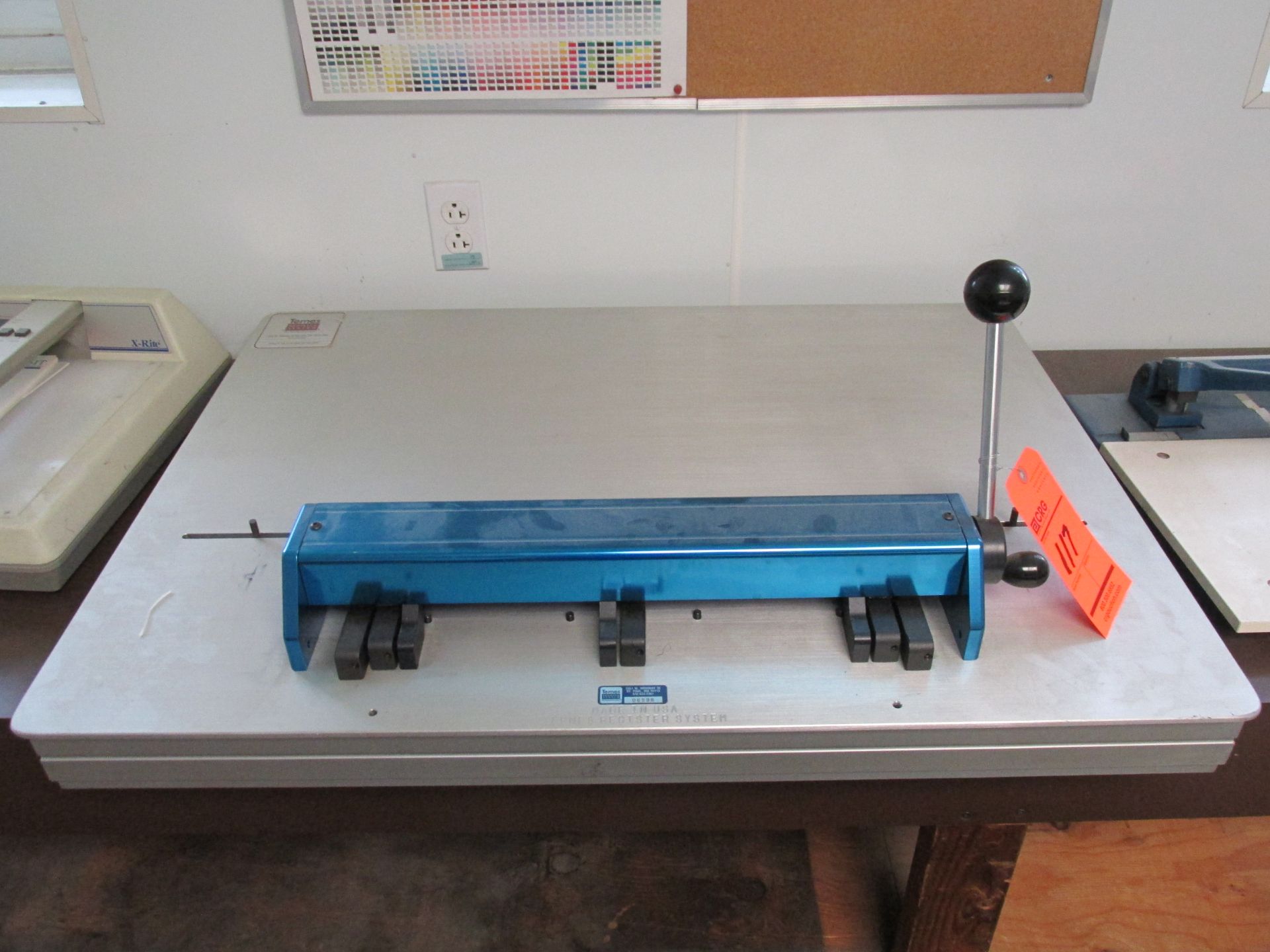 Ternes register system plate punch