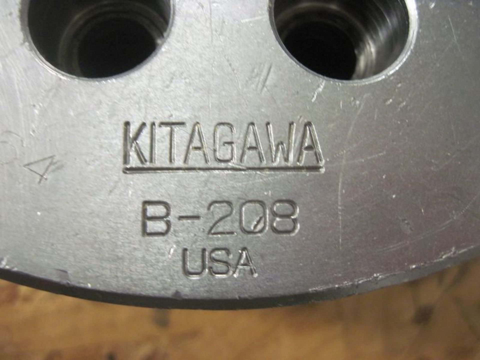 8 1/4" Kitagawa universal 3-jaw chuck - Image 2 of 2