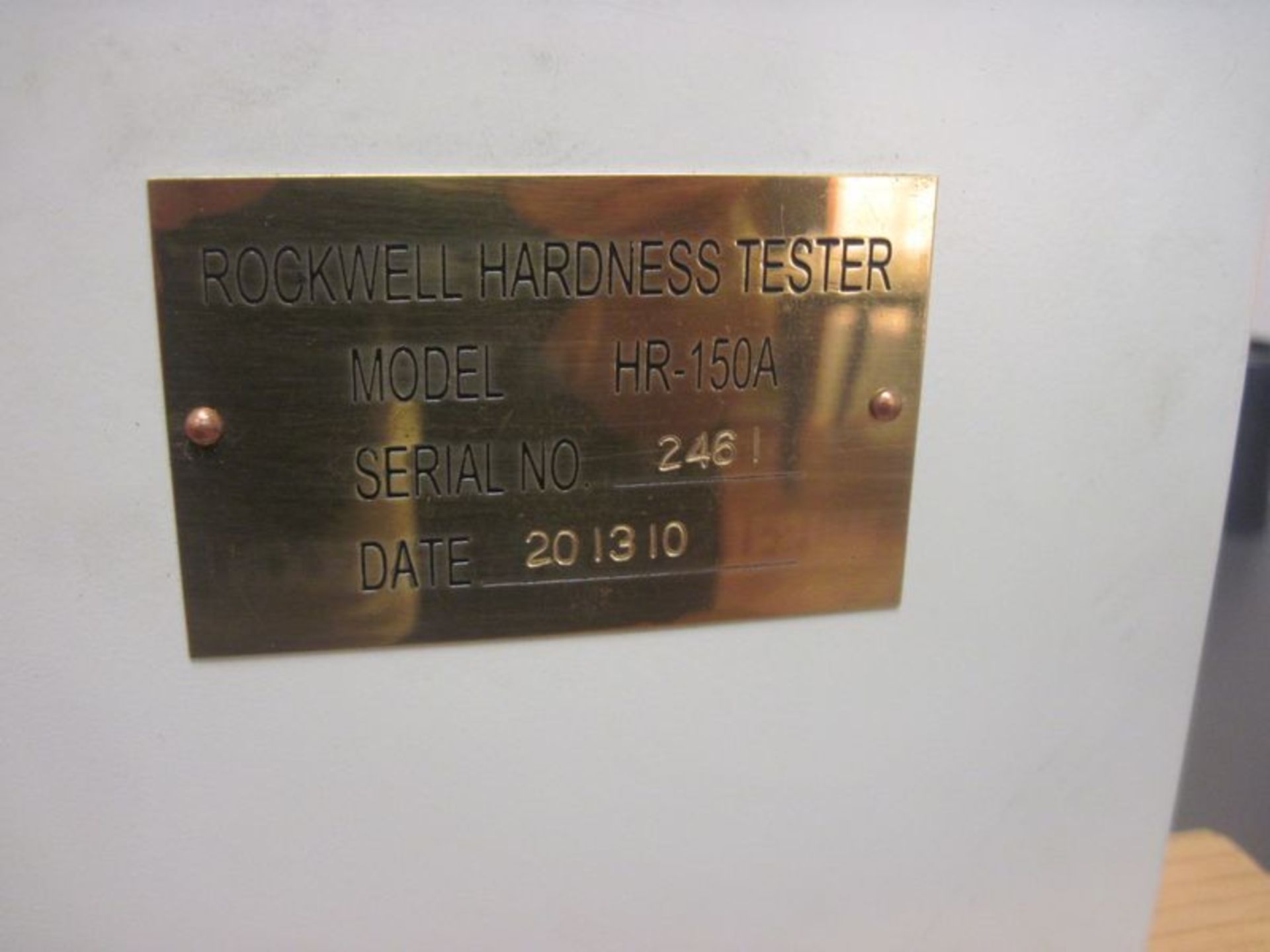 2013 Rockwell m/n HR-150A hardness tester,s/n 2461 - Image 4 of 4