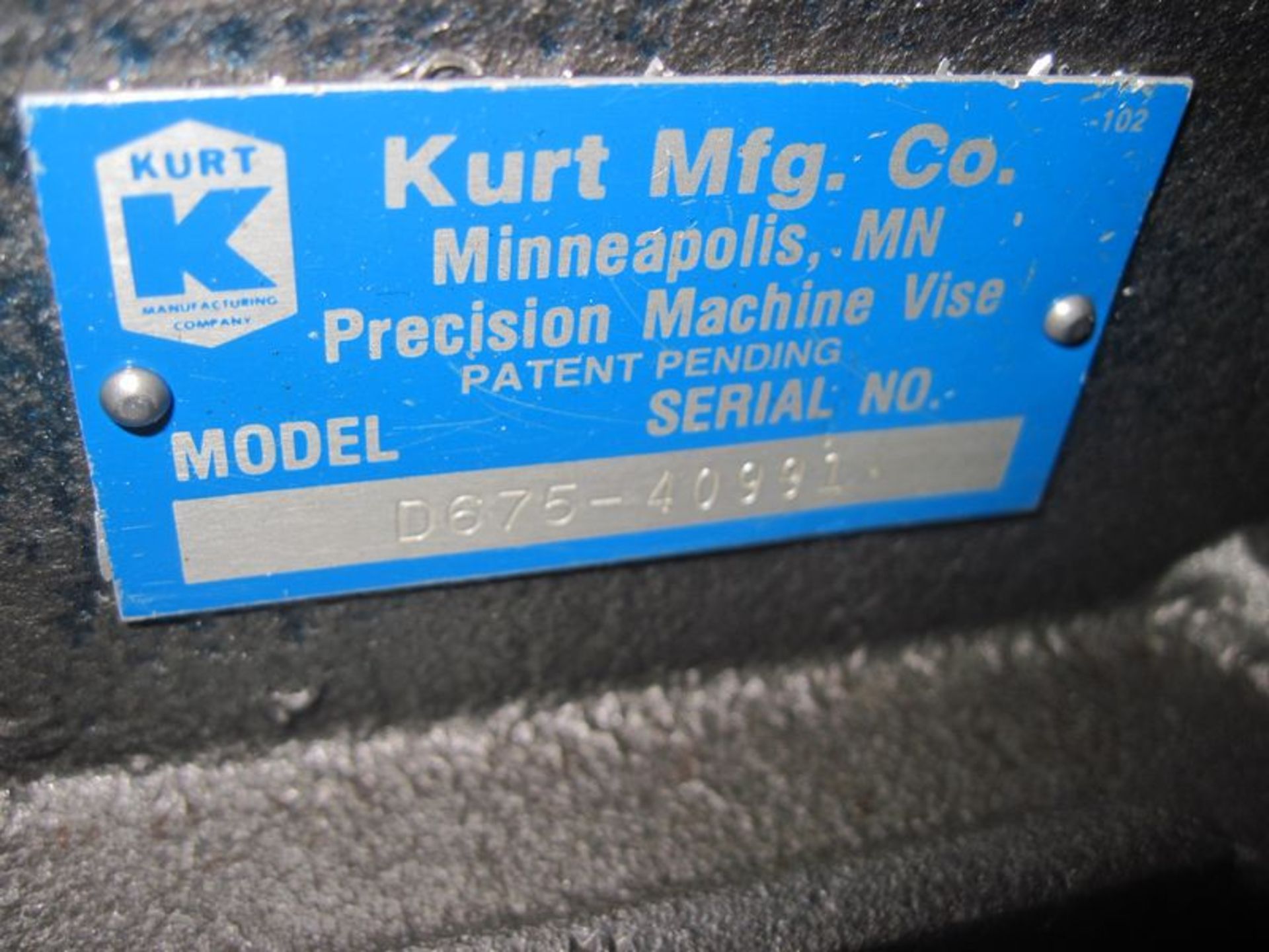 Kurt 6" milling machine vise - Image 2 of 2