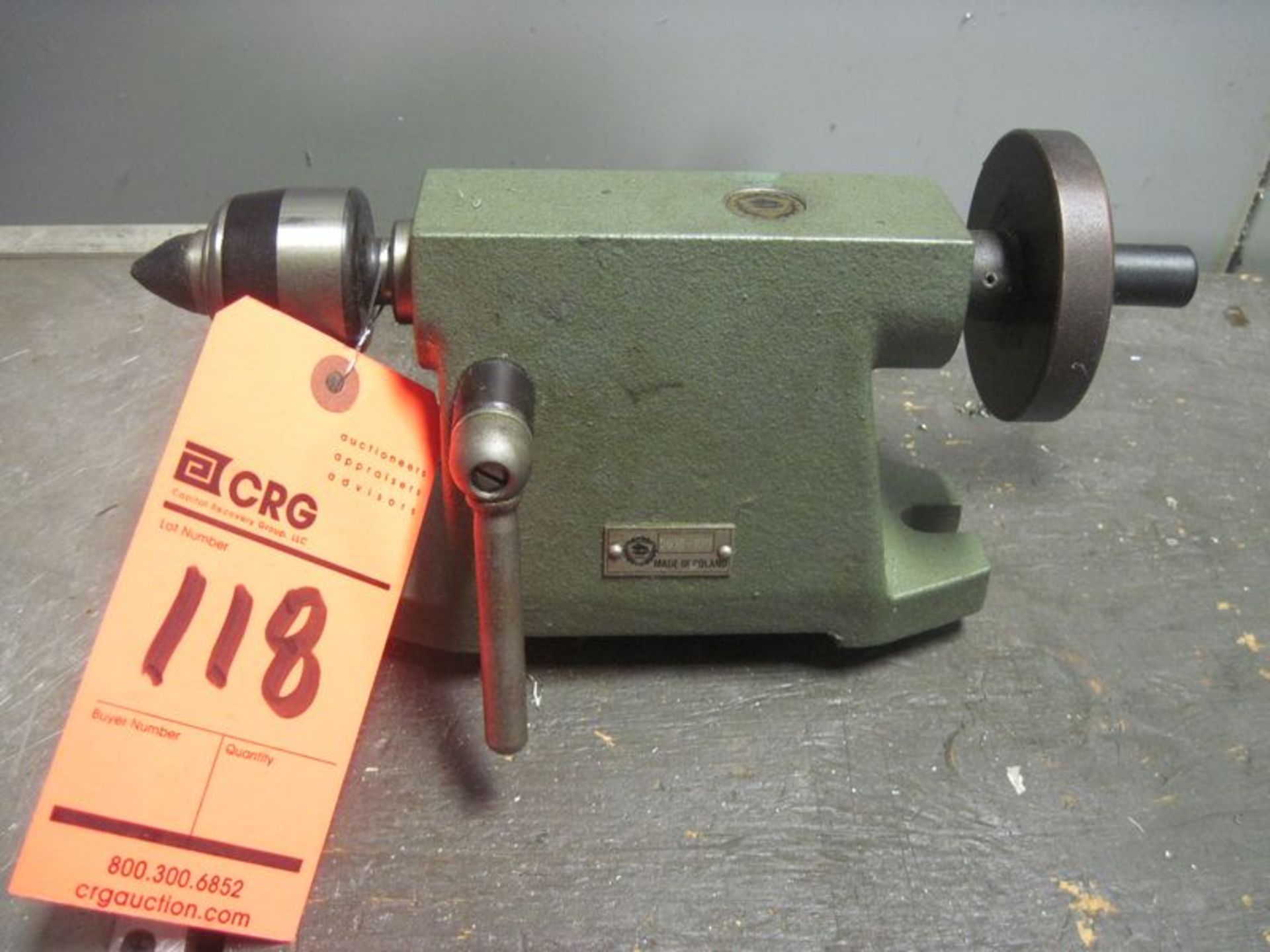 Bison m/n 5818-100 tailstock 4 1/4" center height