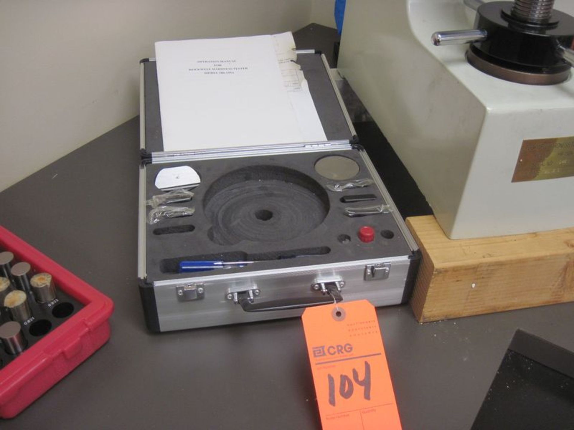 2013 Rockwell m/n HR-150A hardness tester,s/n 2461 - Image 3 of 4