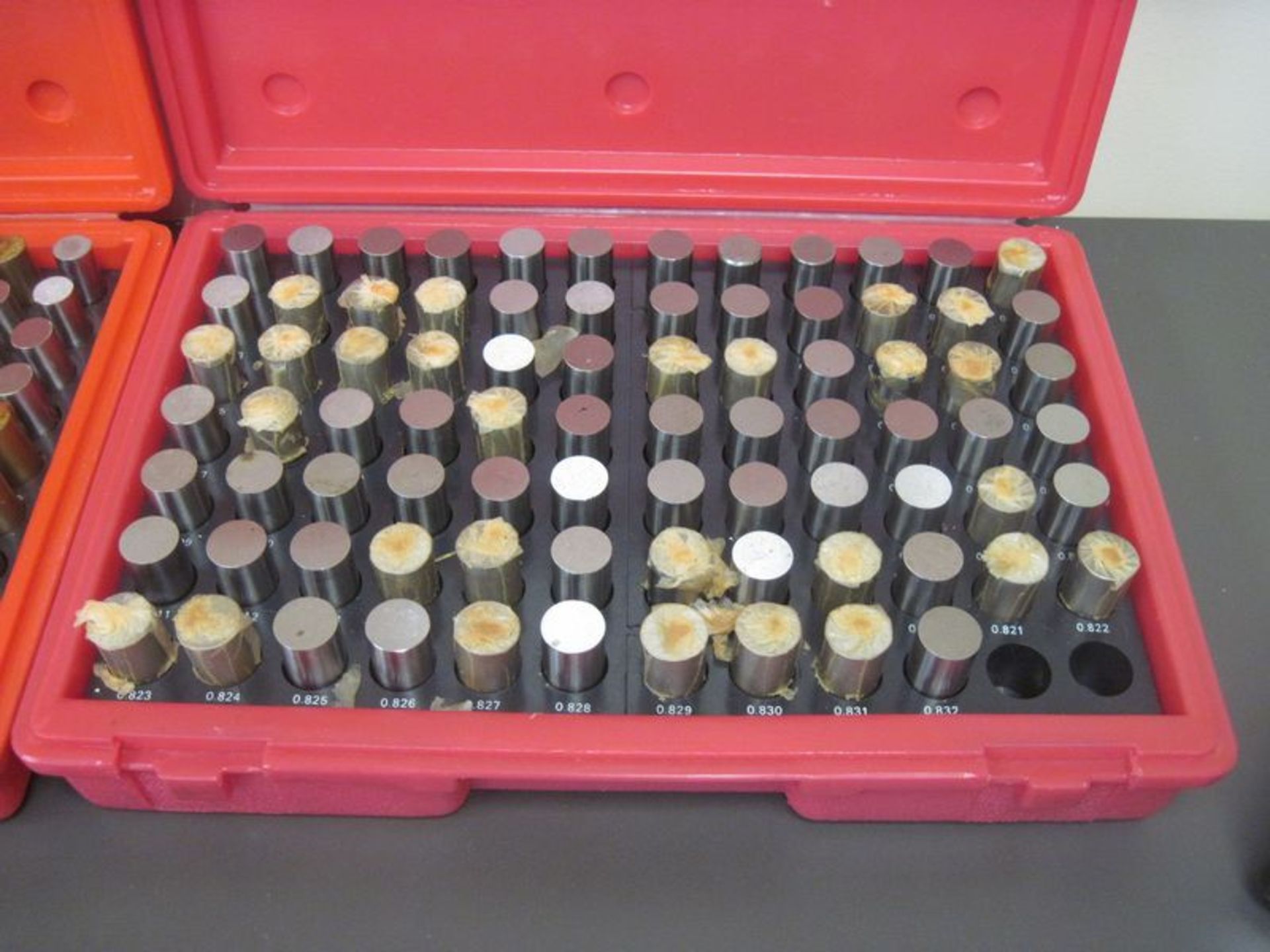 Lot of (3) assorted pin gage sets, (1) .501-.625, (1) .626-.750, and (1) .751-.832 - Image 4 of 4