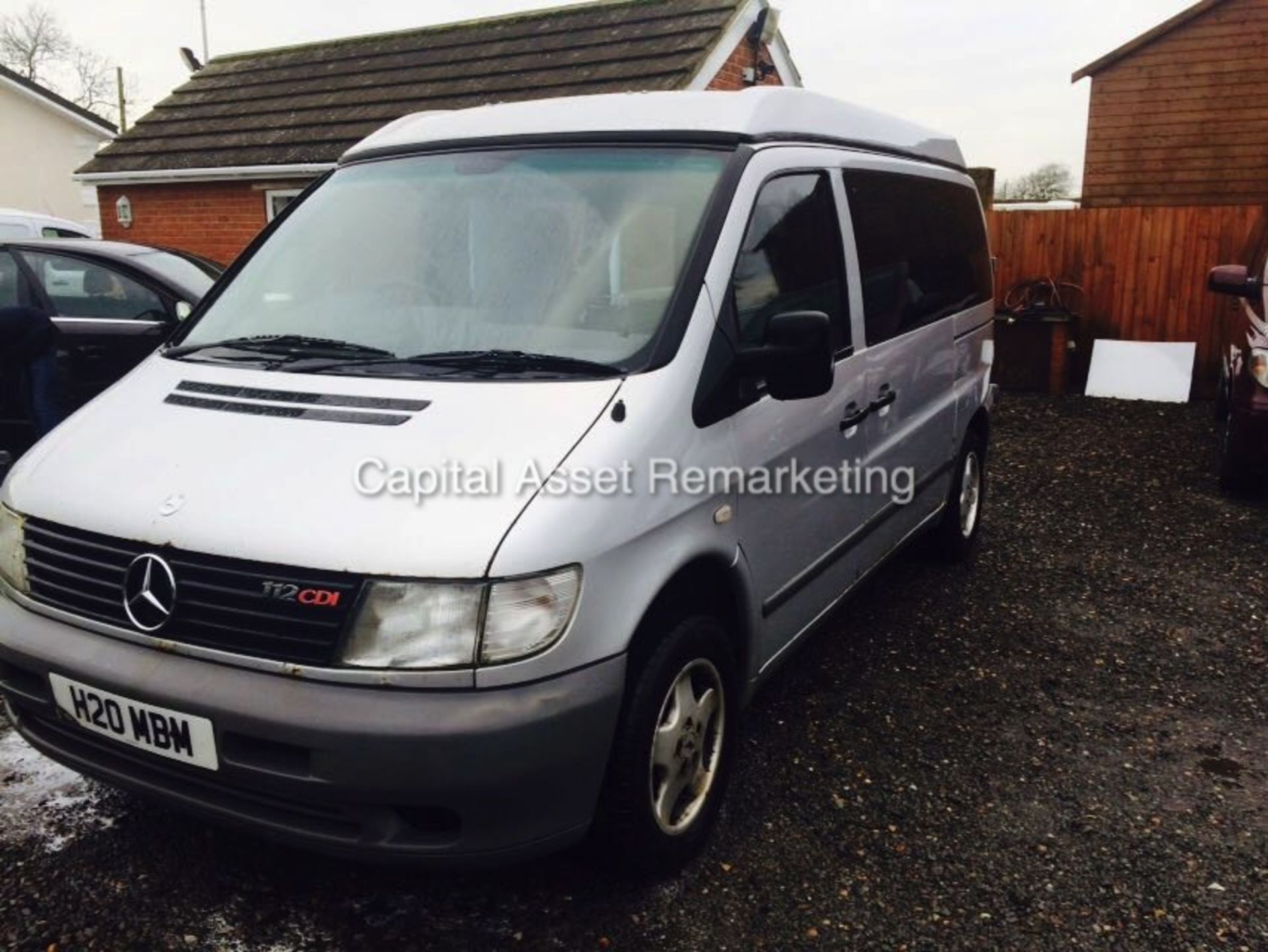 (ON SALE) MERCEDES VITO 112CDI '120BHP' UNIQUE CAMPER VAN - 2 BERTH - SILVER - ALLOYS - Image 3 of 12