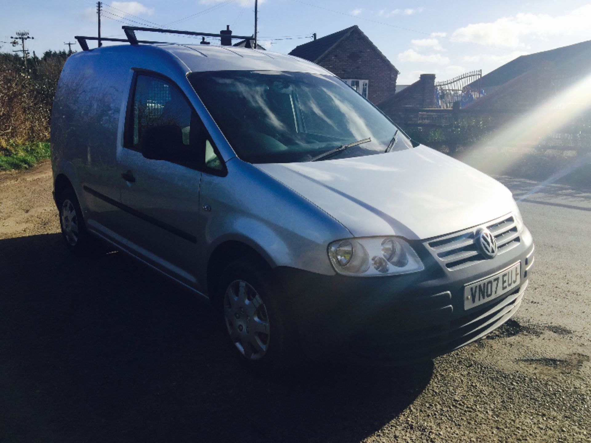 VOLKSWAGEN CADDY C20 1.9 TDI 104 2007(07) REG **METALLIC SILVER**ELEC PACK** NO VAT SAVE 20% - Image 3 of 13